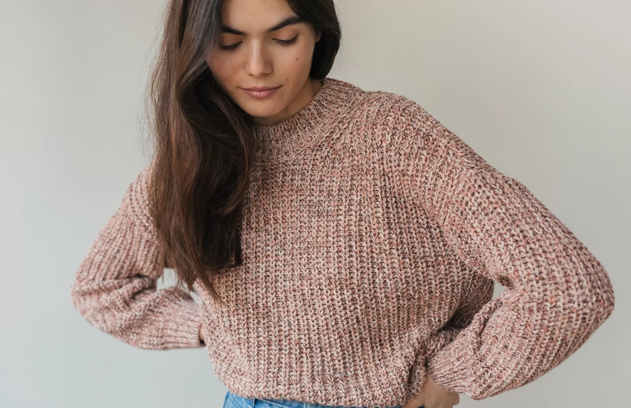 TWOTHIRDS Knits-Kayangel Multicolore Vieux Rose