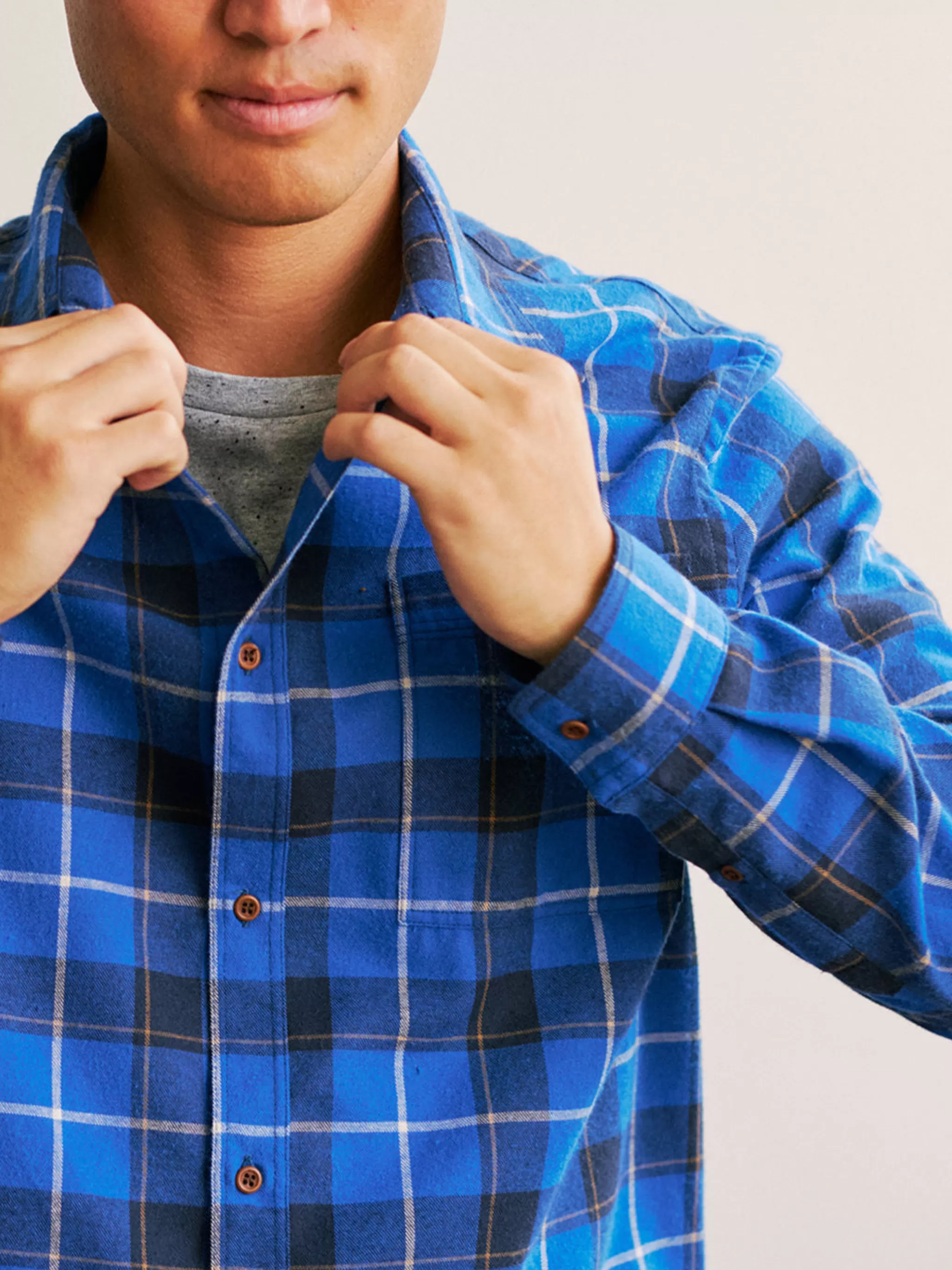 TWOTHIRDS Shirts-Kirkby Bleu
