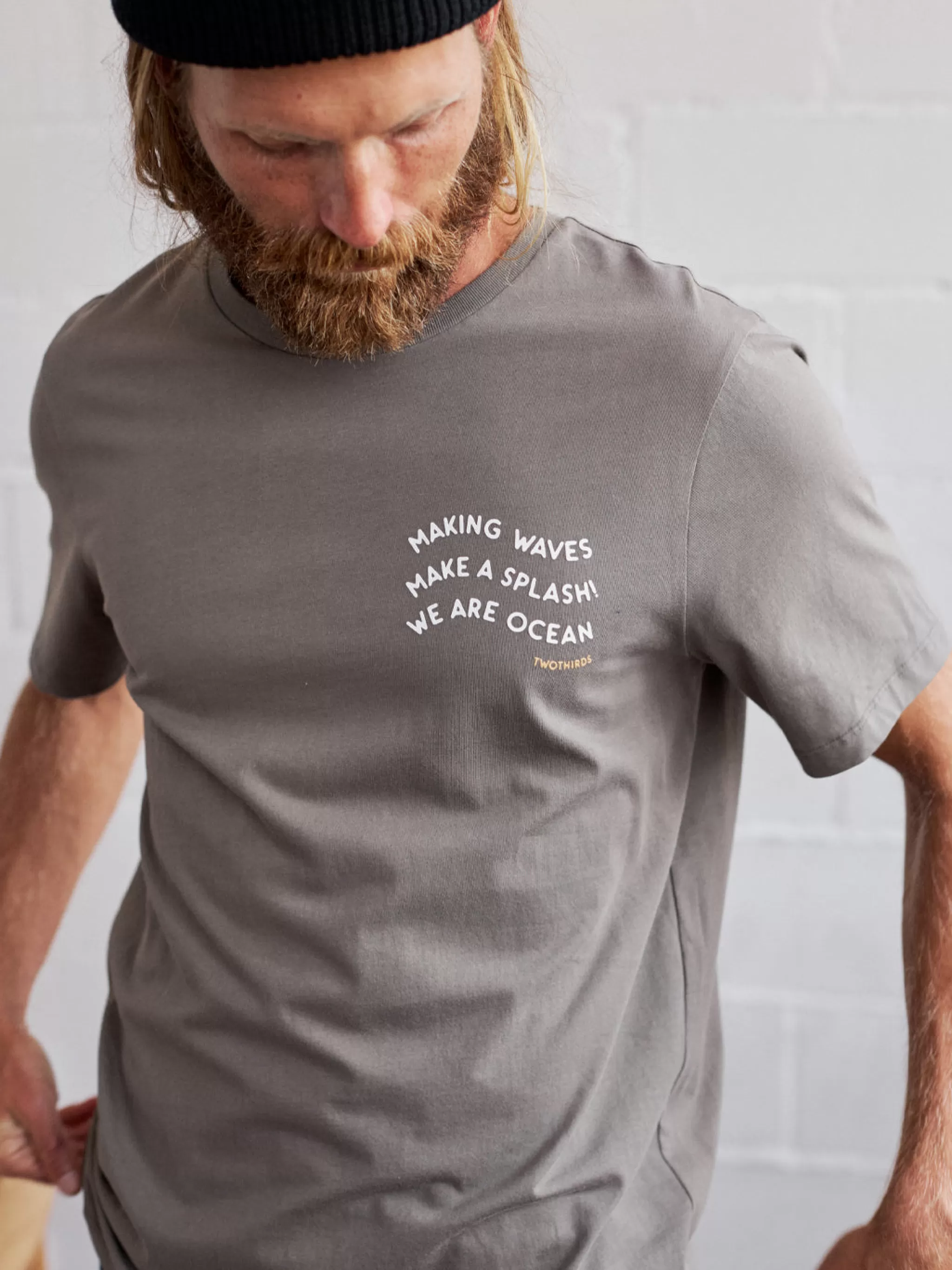 TWOTHIRDS T-Shirts-Kirui Gris Bronze