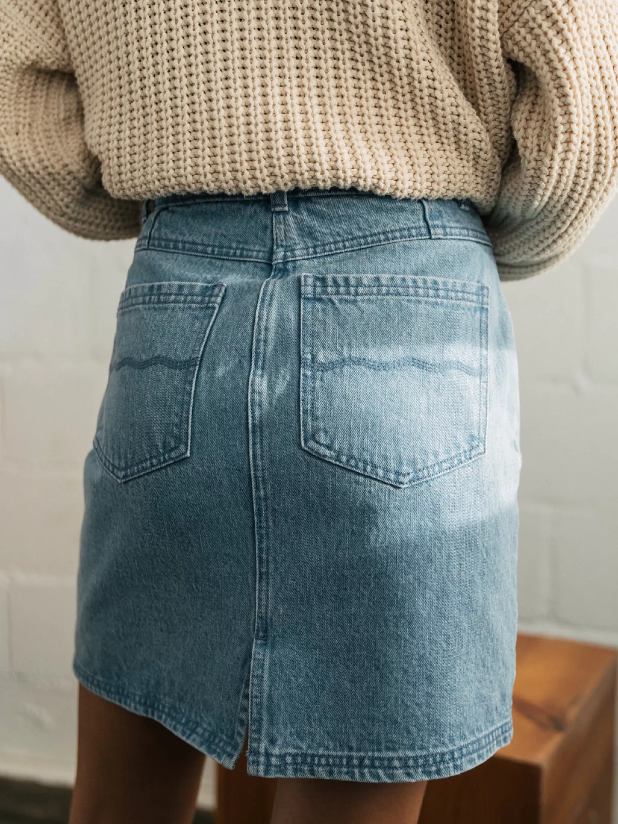 TWOTHIRDS Skirts-Kuratake Bleu Clair