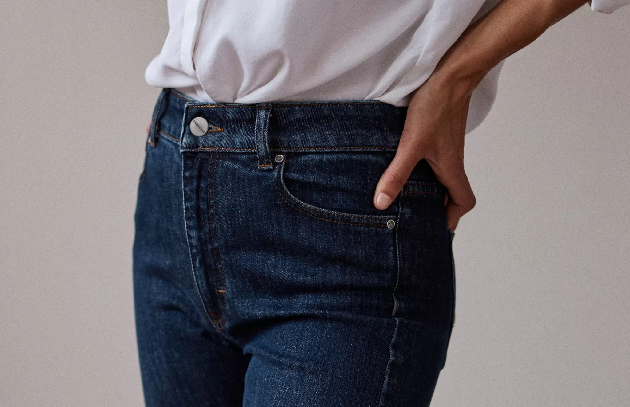TWOTHIRDS Trousers-La Graciosa Bleu Moyen