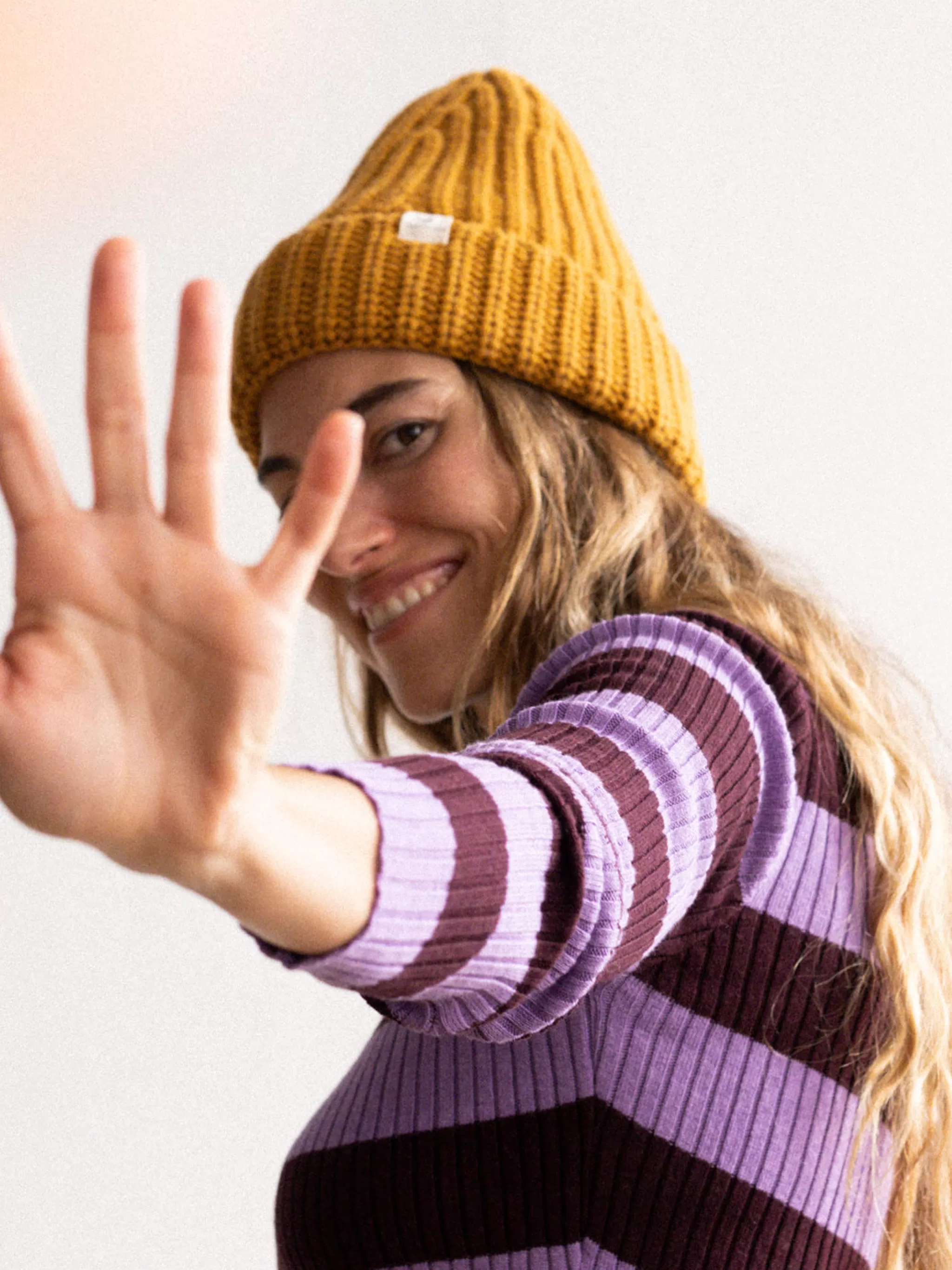 TWOTHIRDS Knits-Lachea Rayures Mauves