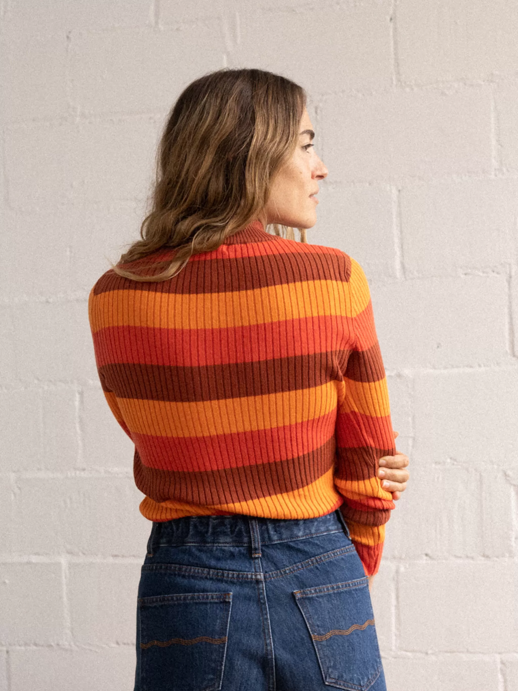 TWOTHIRDS Knits-Lachea Rayures Tricolores