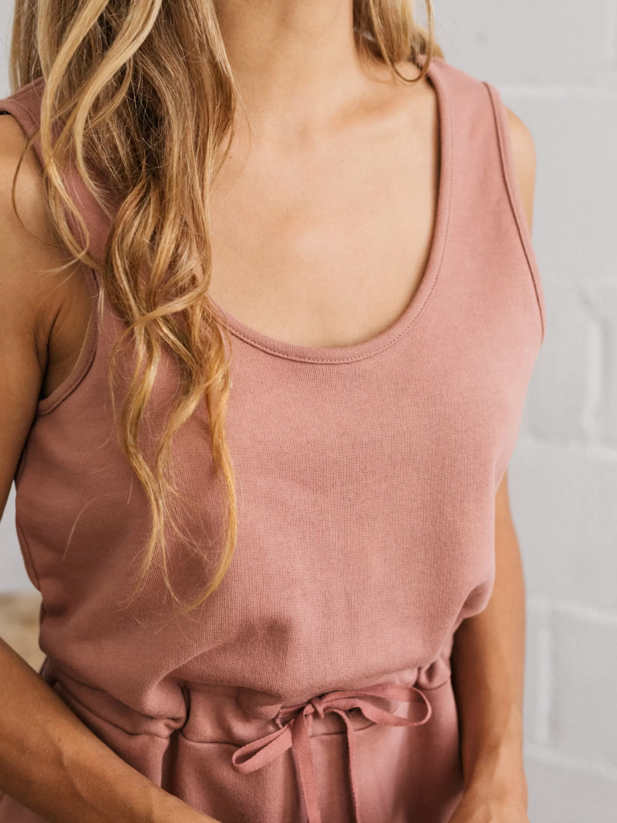 TWOTHIRDS Jumpsuits-Le S09 Rose Poussiereux