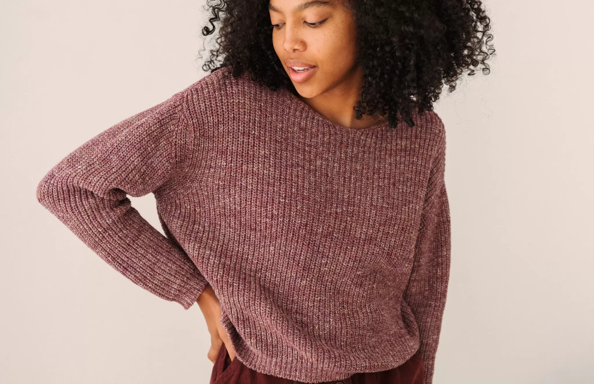 TWOTHIRDS Knits-Lew_Felce Rouge Multicolore