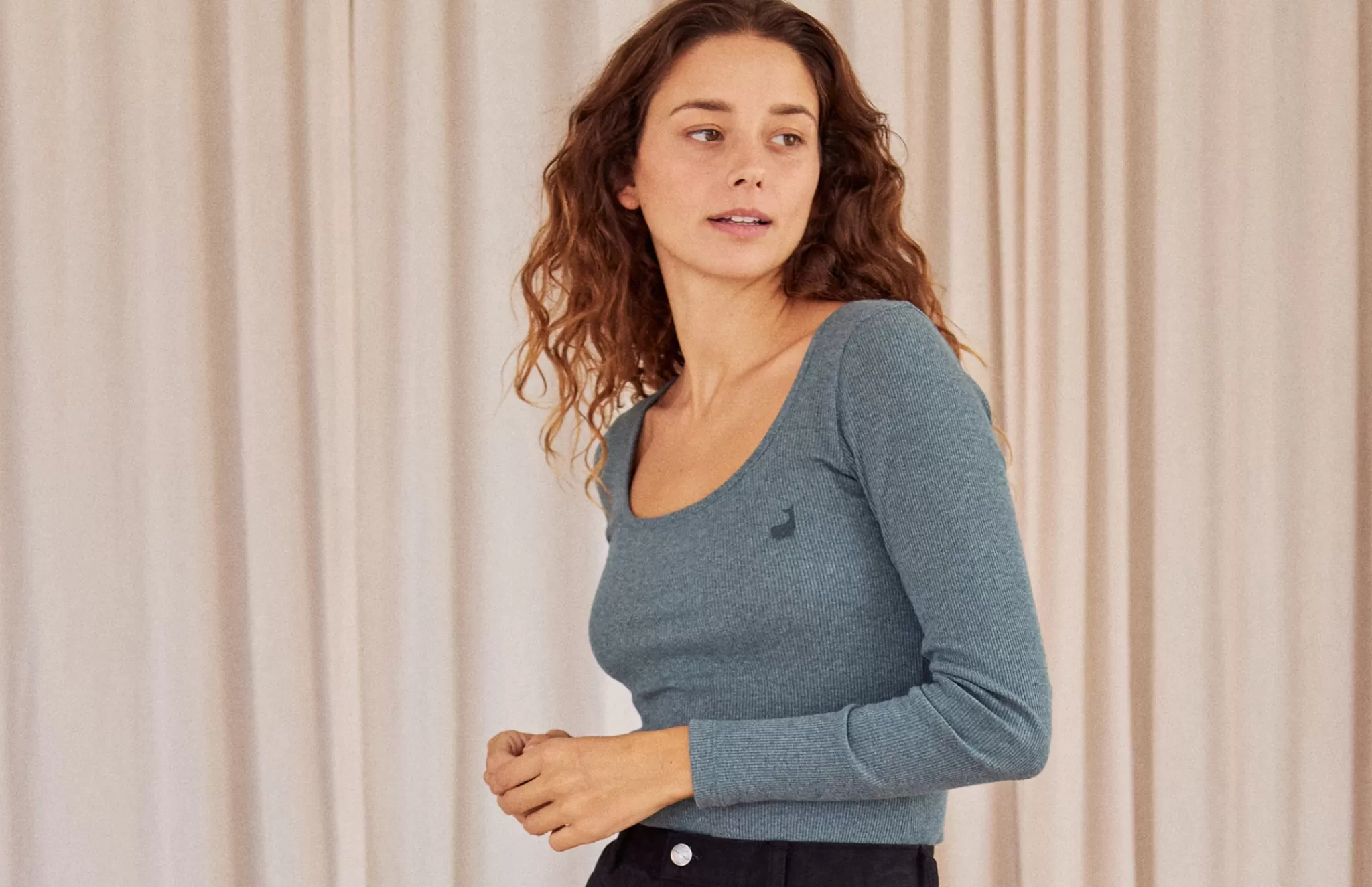 TWOTHIRDS Tops-Lihou Bleu Atlantique