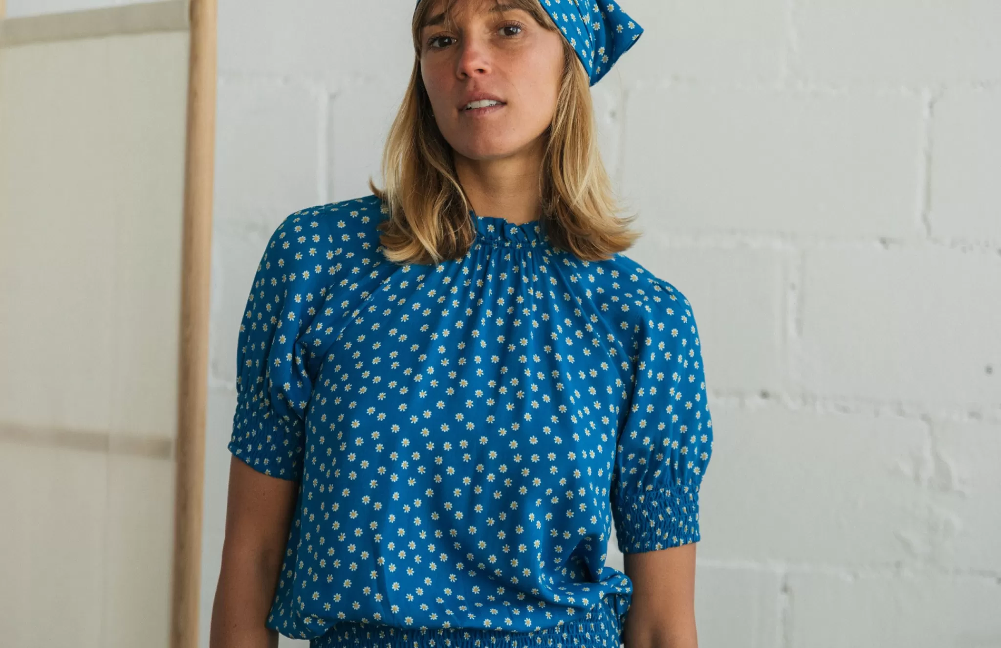 TWOTHIRDS Shirts-Likoma Marguerites Bleues