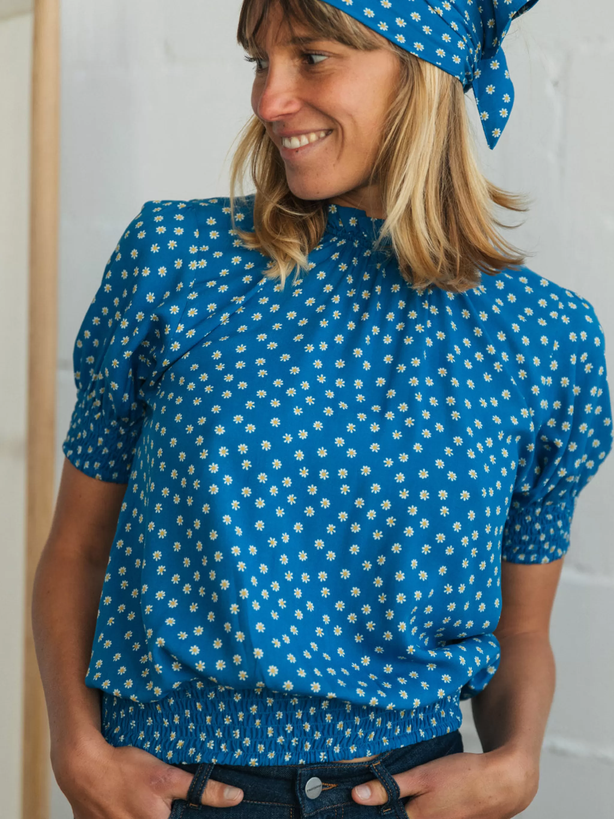 TWOTHIRDS Shirts-Likoma Marguerites Bleues