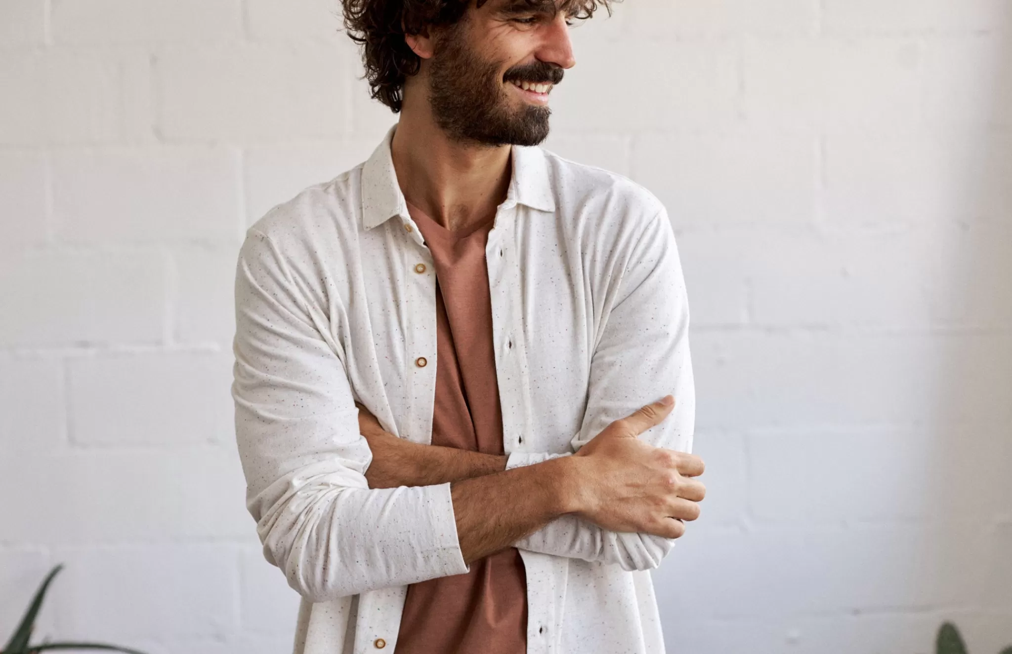 TWOTHIRDS Shirts-Liku Neps Multicolores Blancs