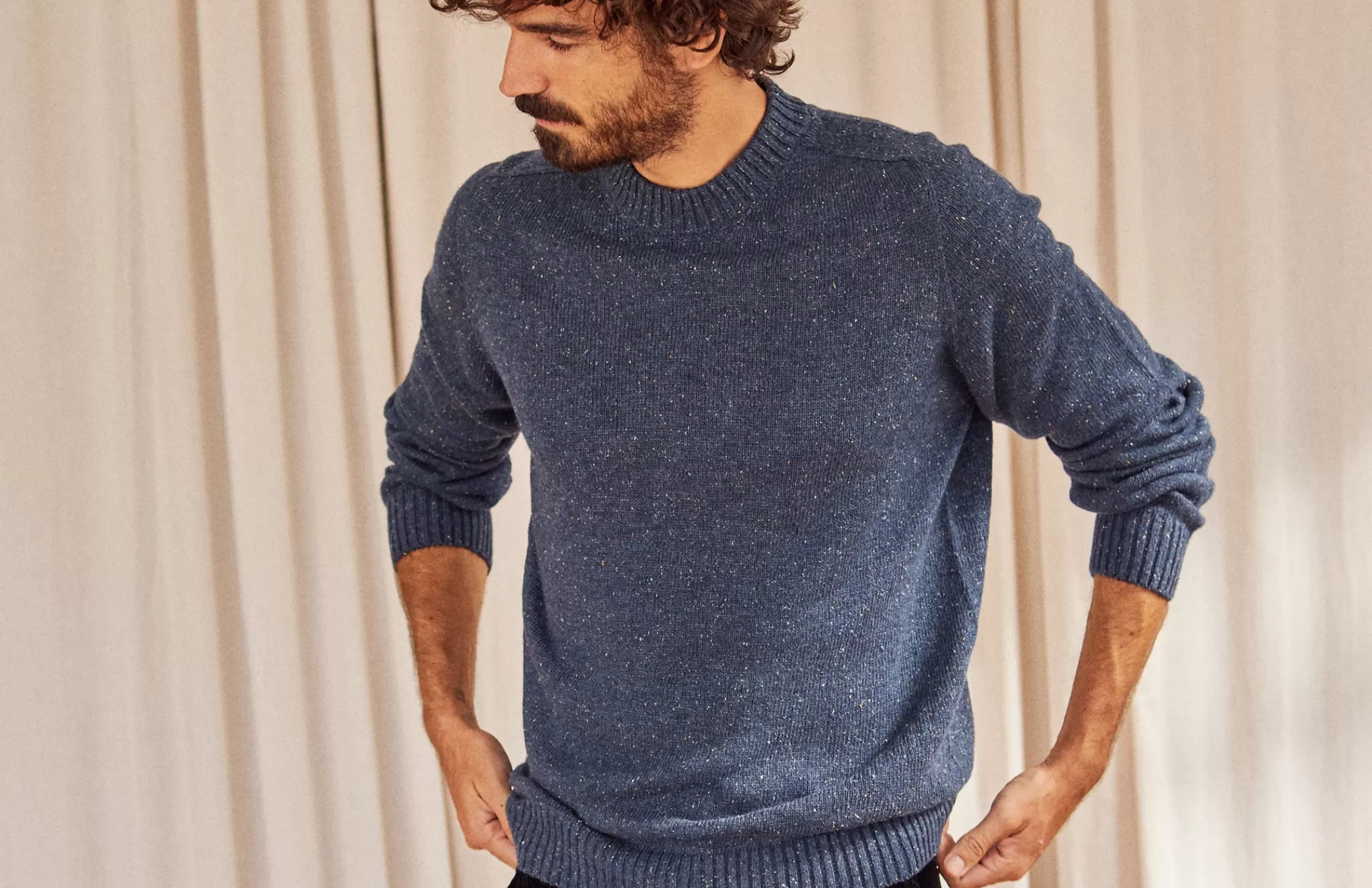 TWOTHIRDS Knits-Maro Neps Multicolore Indigo