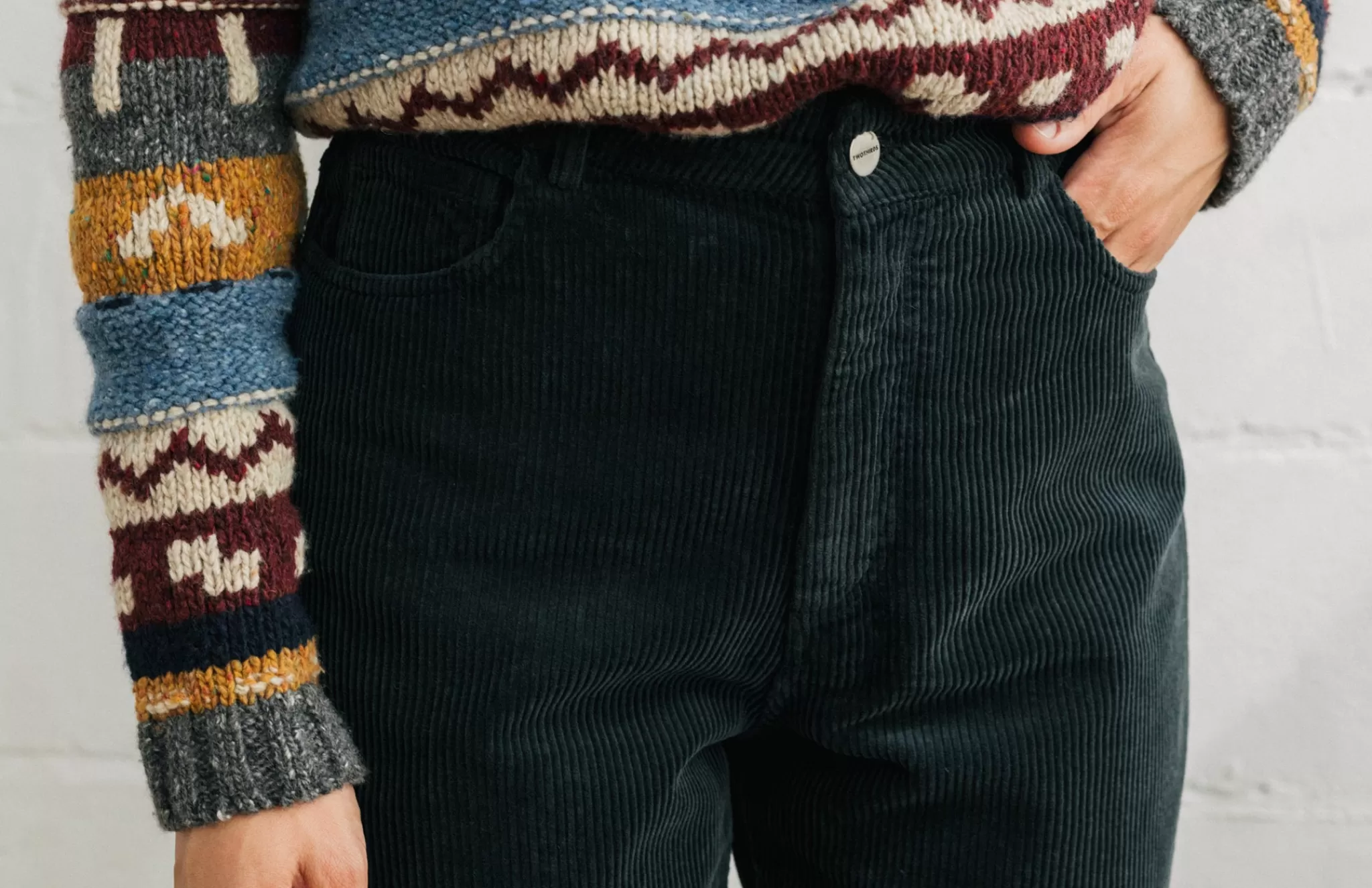 TWOTHIRDS Trousers-Mathilde Lac Profond