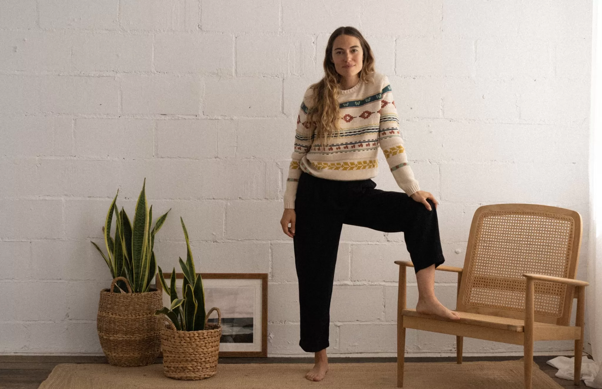 TWOTHIRDS Knits-Menjangan Ecru