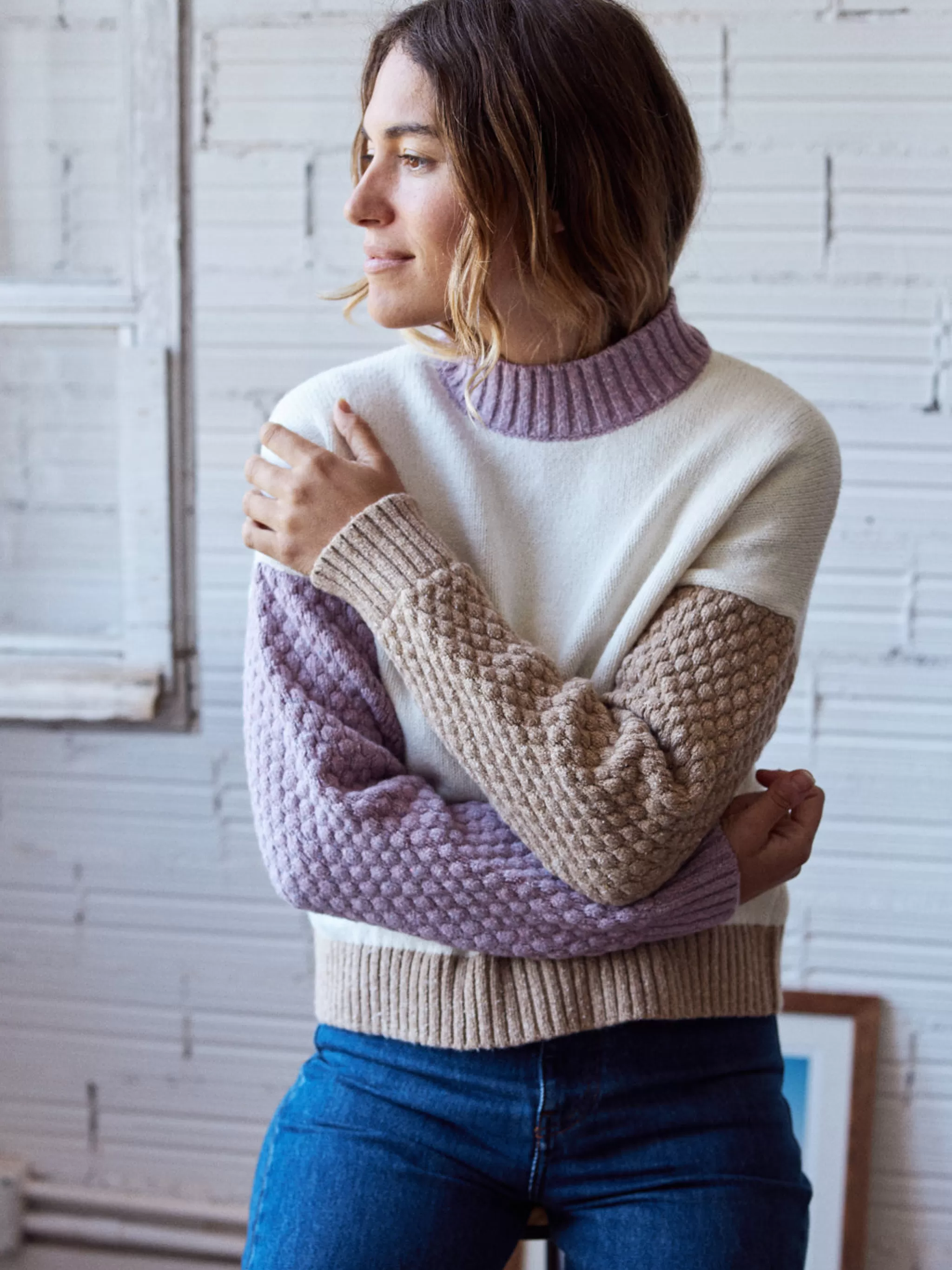 TWOTHIRDS Knits-Momotombito Ecru