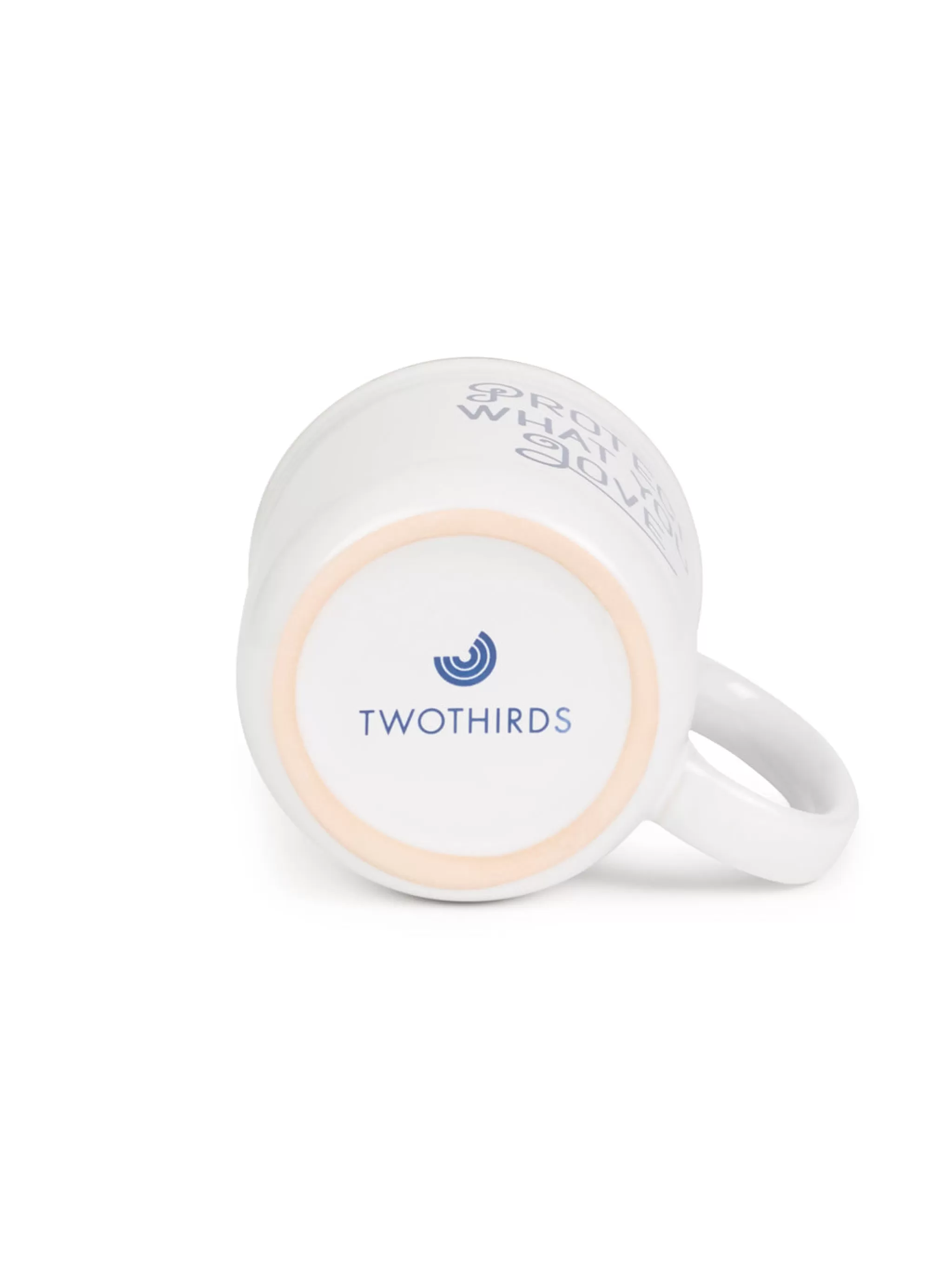 TWOTHIRDS Tasses-Mug - Protegez Ce Que Vous Aimez Blanc