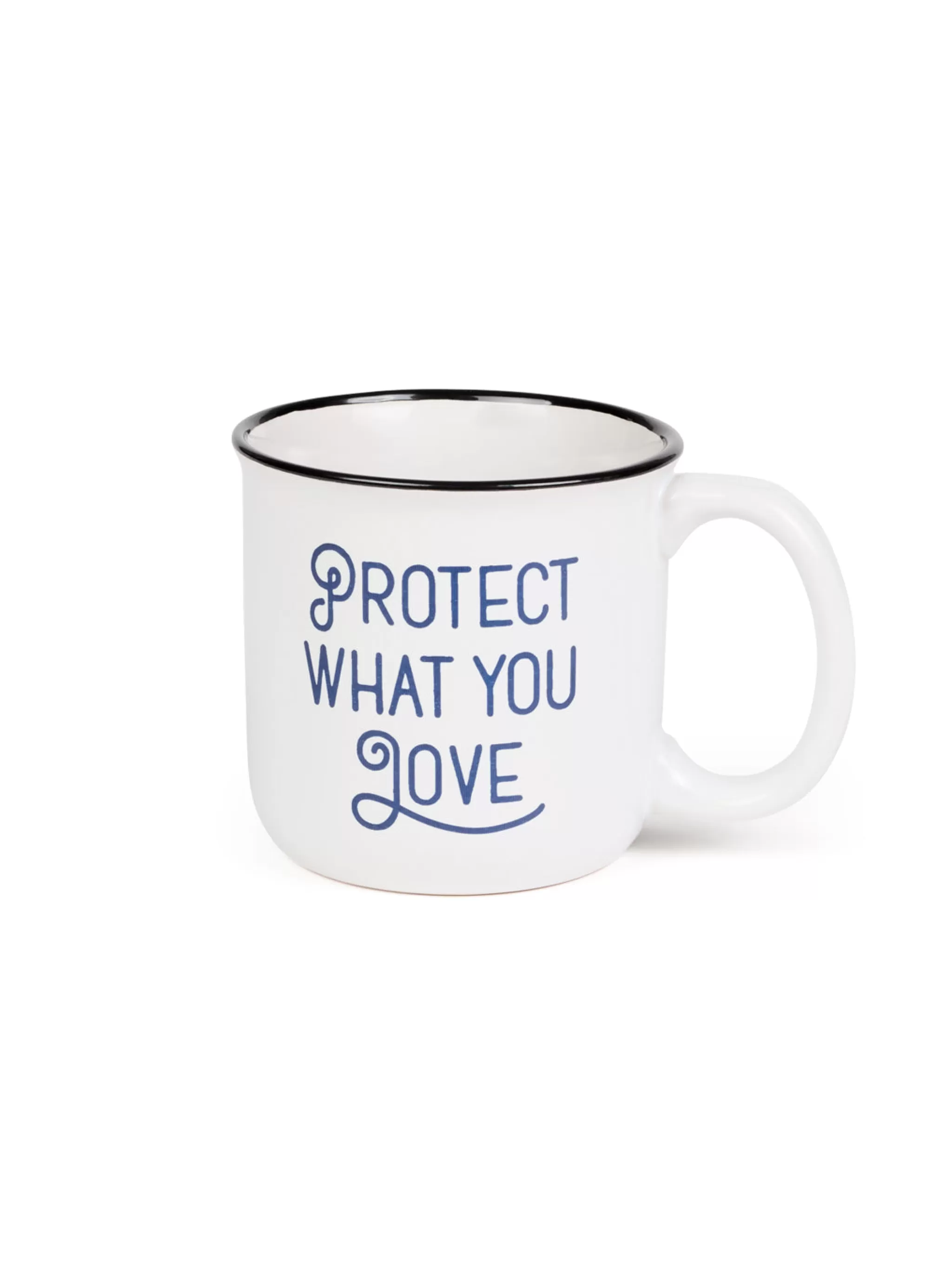 TWOTHIRDS Tasses-Mug - Protegez Ce Que Vous Aimez Blanc
