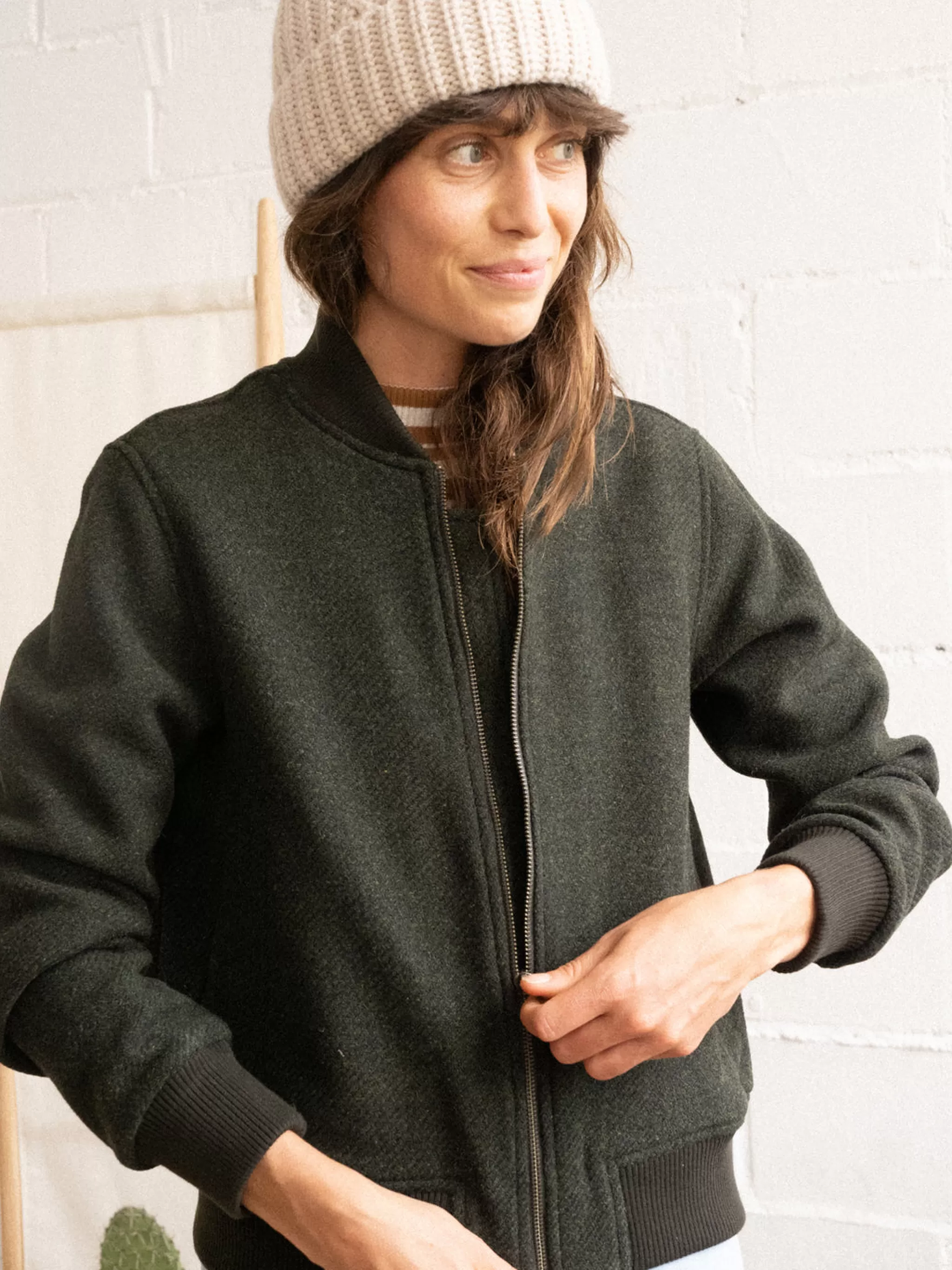 TWOTHIRDS Jackets-Nancowry Vert Fonce