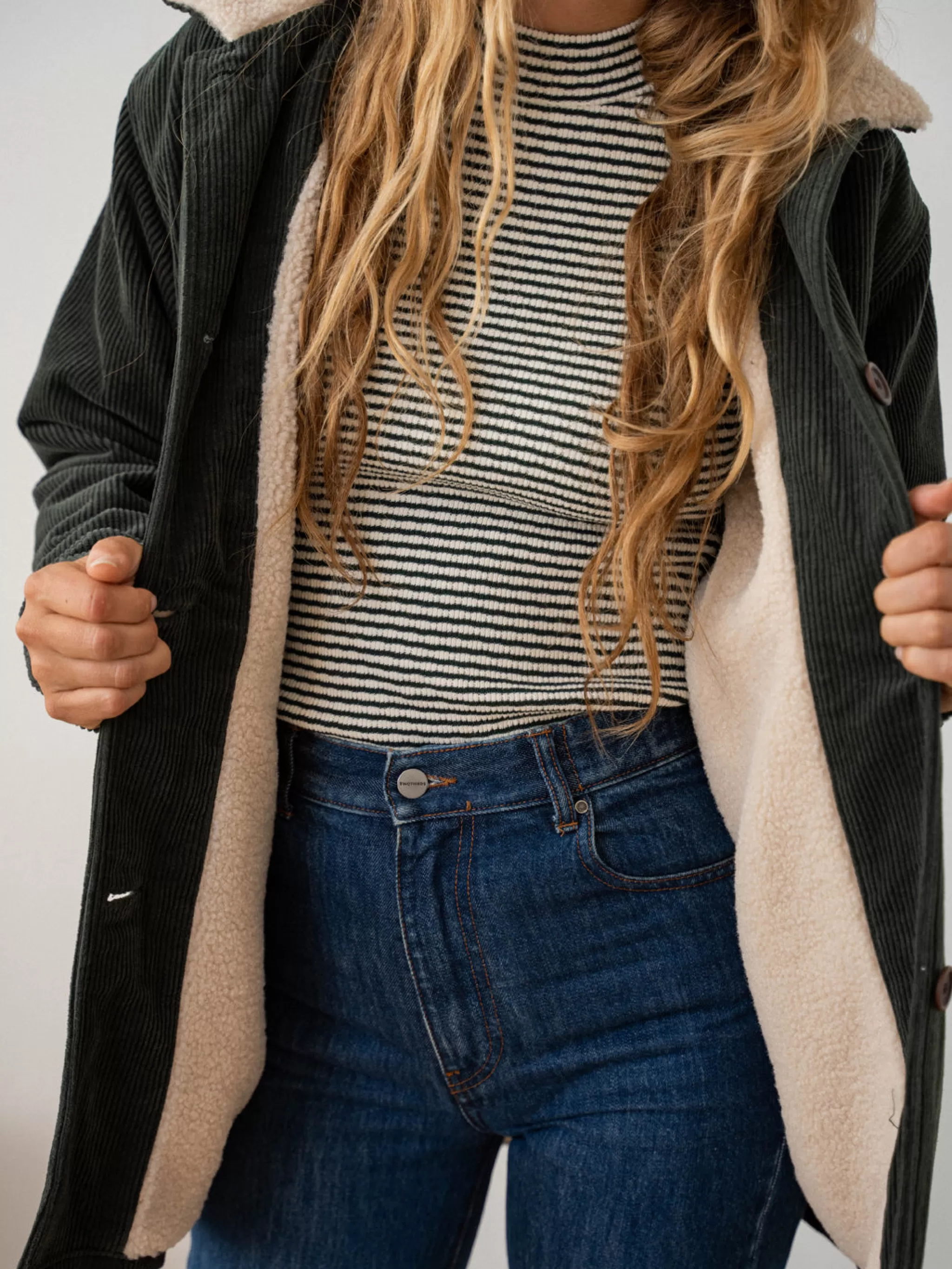 TWOTHIRDS Jackets-Navigation Vert Fonce