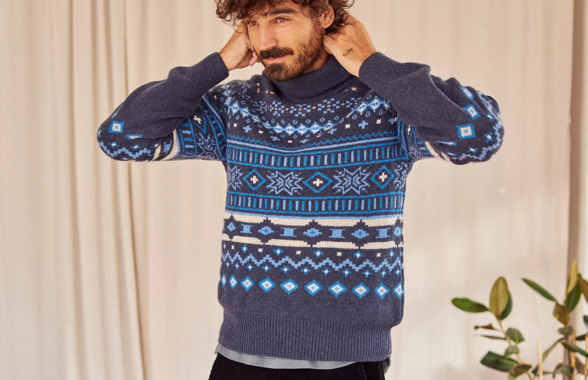 TWOTHIRDS Knits-Ndaqui Marine