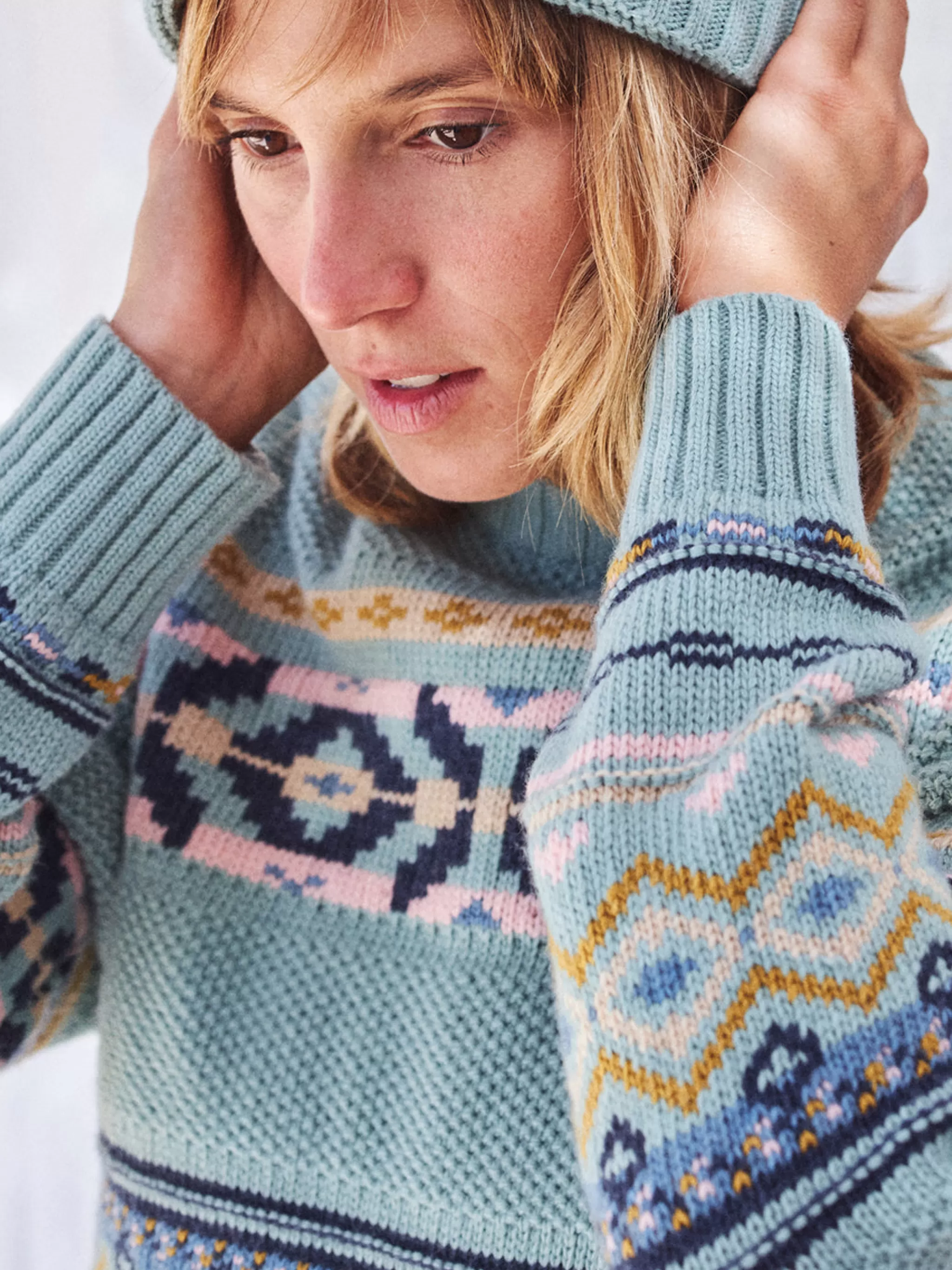 TWOTHIRDS Knits-Nukuoro Aqua Poussiereux