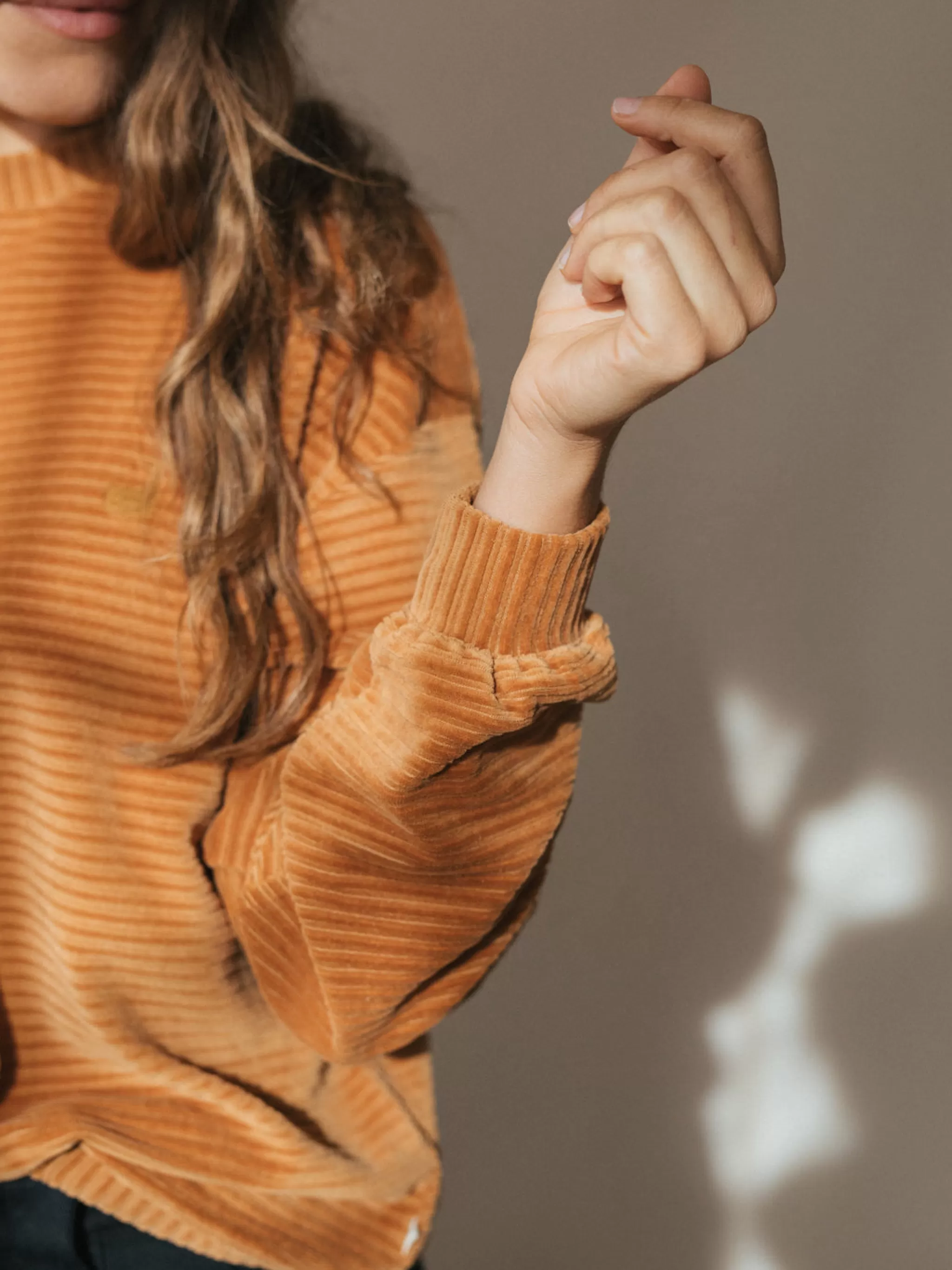 TWOTHIRDS Sweatshirts-Oleny Moutarde Foncee