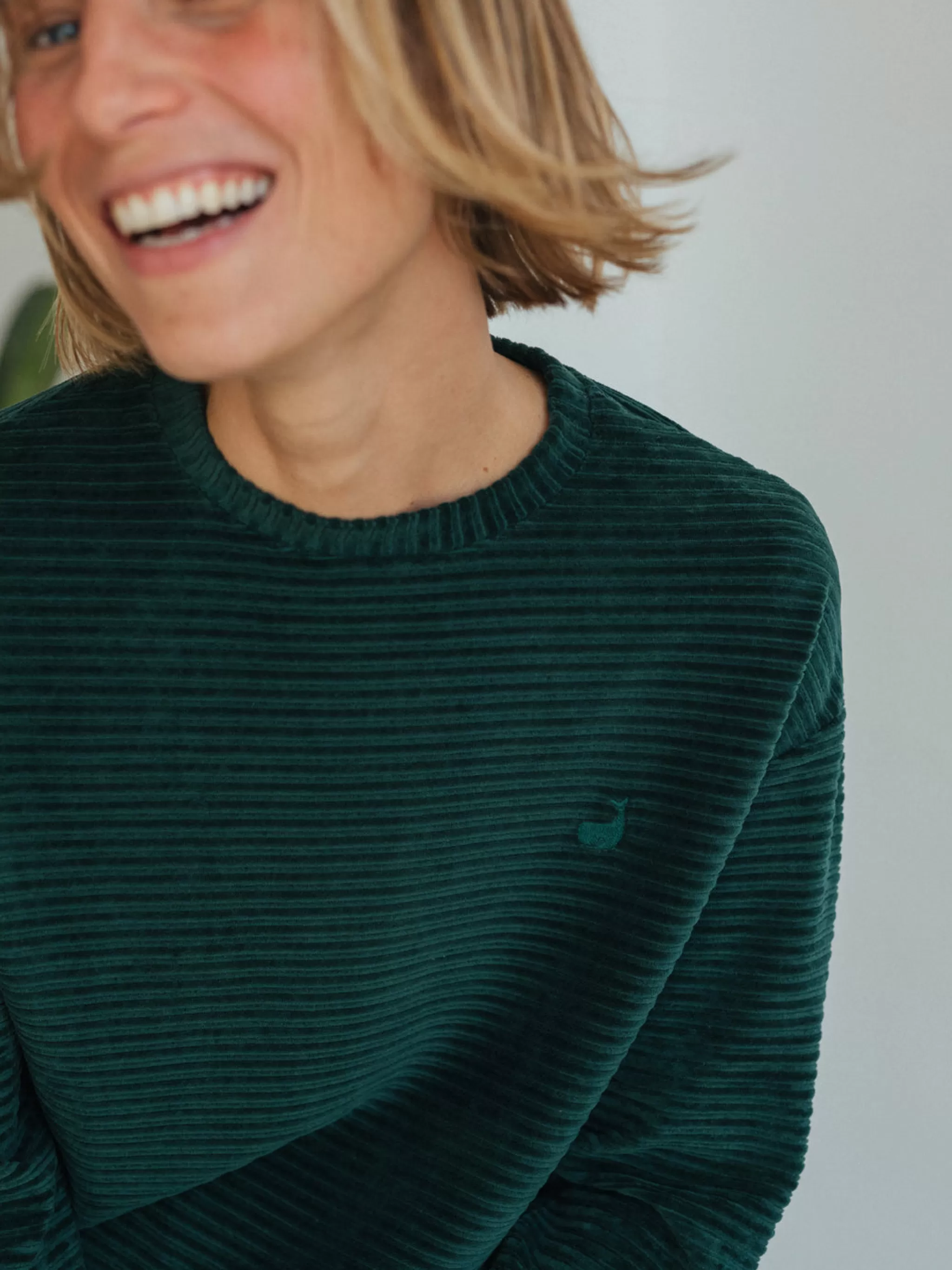 TWOTHIRDS Sweatshirts-Oleny Vert Profond