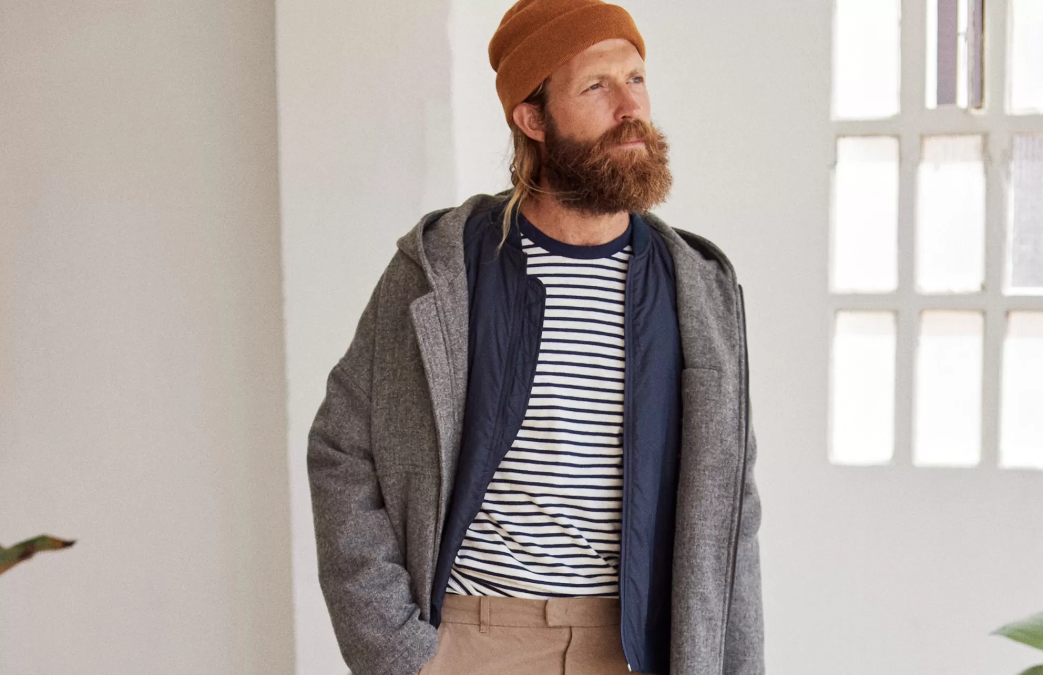 TWOTHIRDS Jackets-Ours Gris Melange