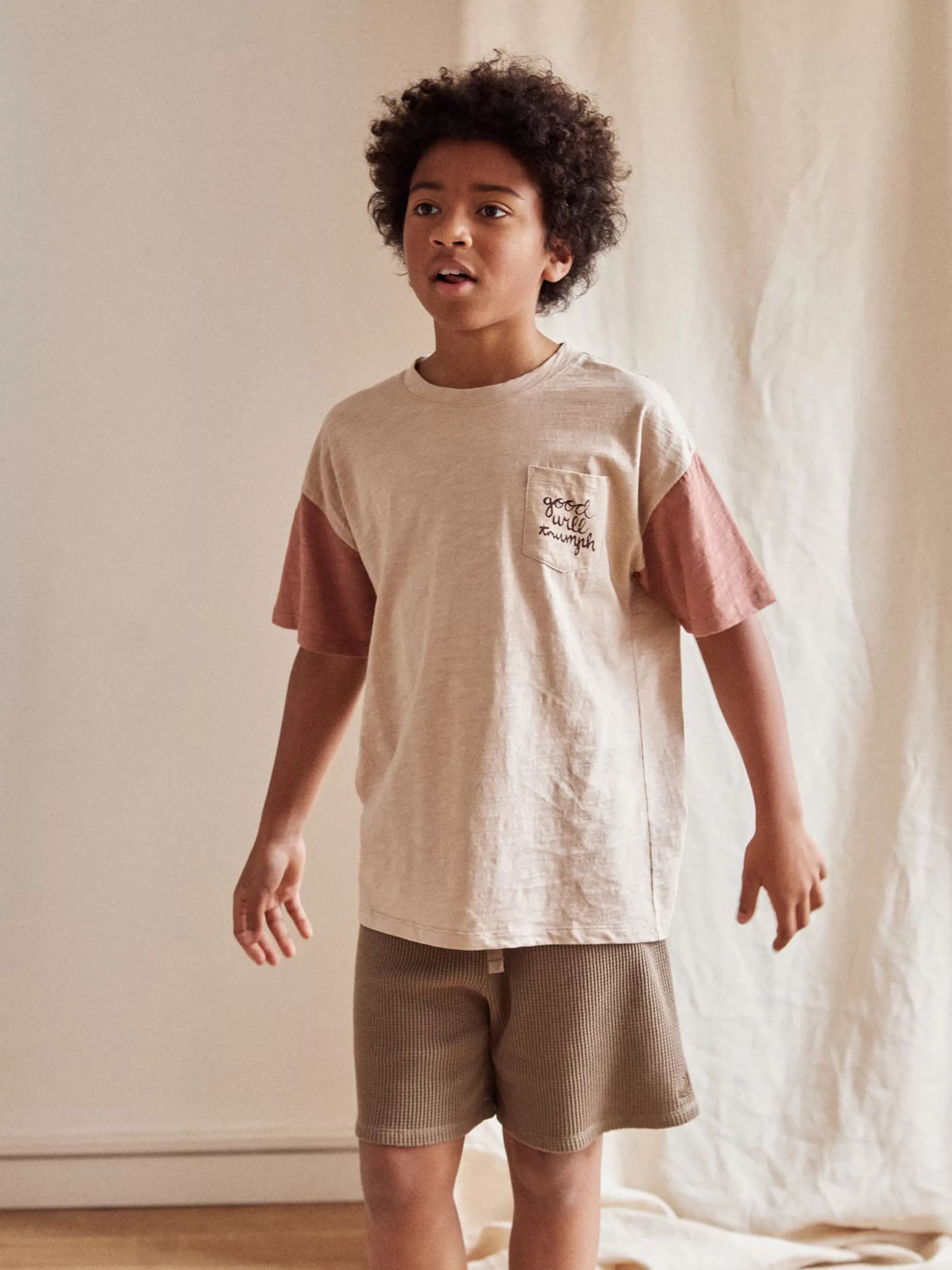 TWOTHIRDS Tops-Palmier Corail Poussiereux