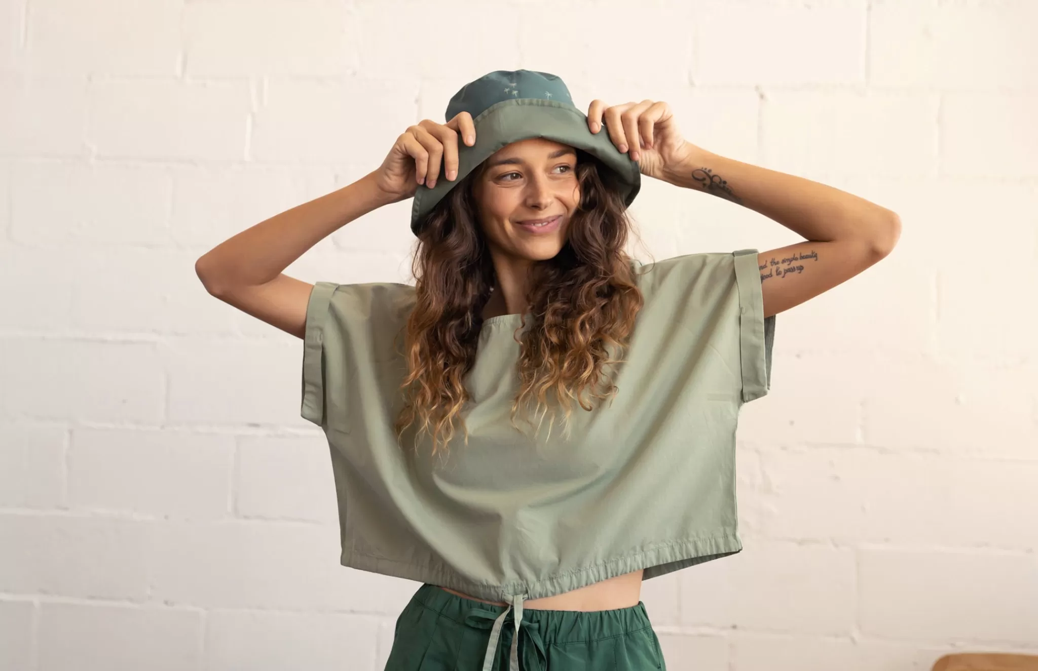 TWOTHIRDS Shirts-Paris Vert Sauge Du Desert