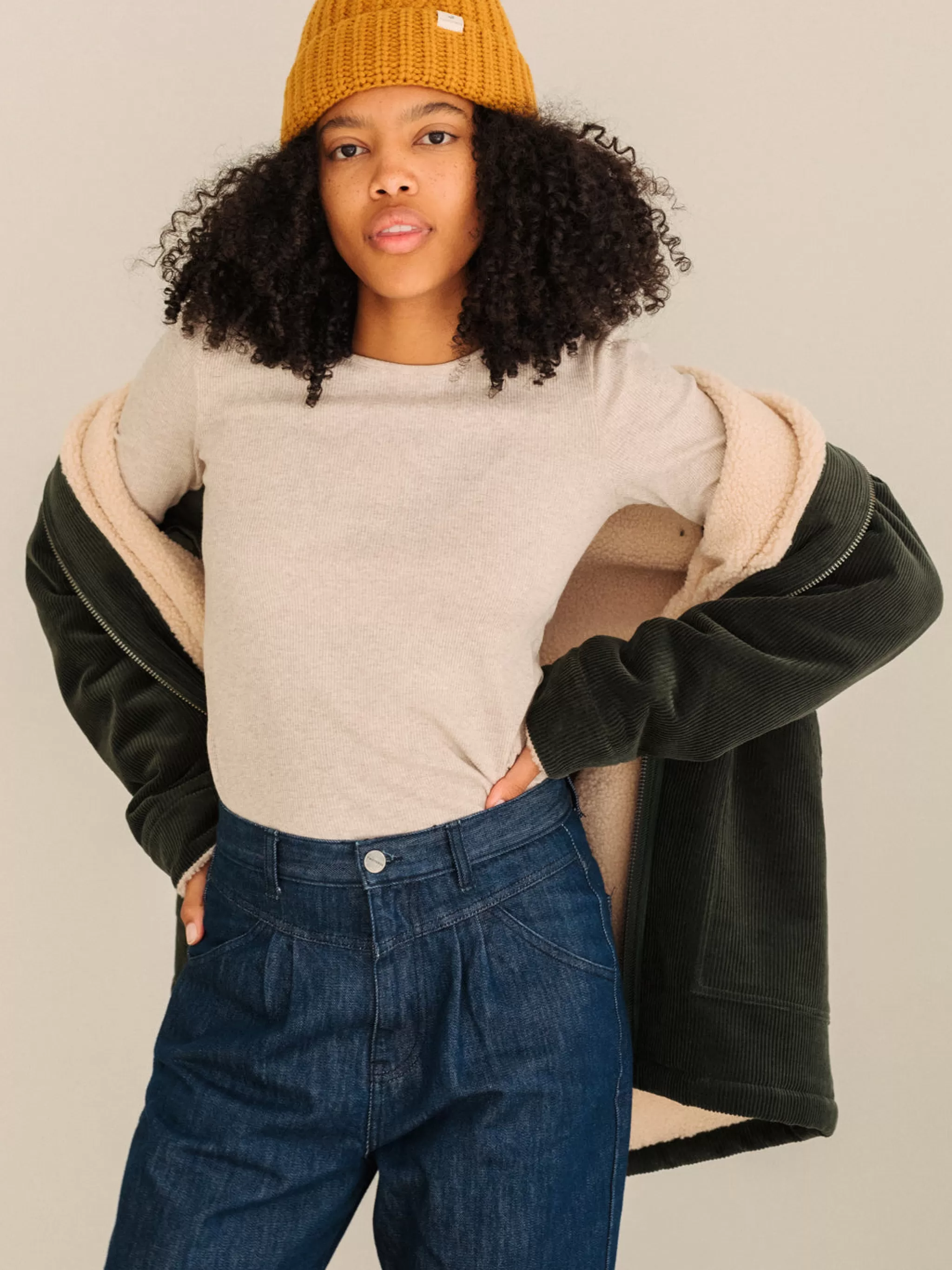 TWOTHIRDS Jackets-Percy Vert Fonce