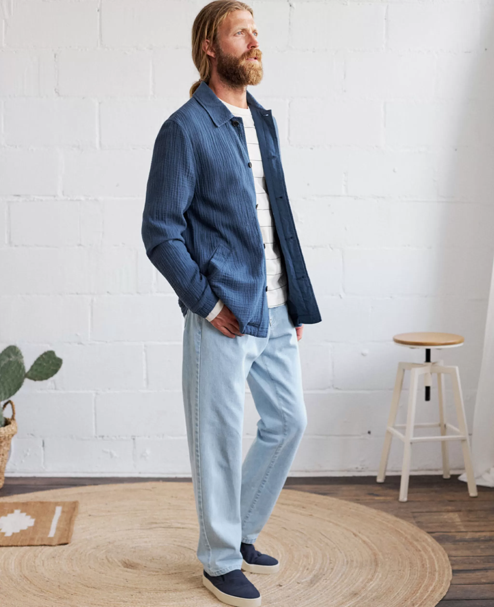 TWOTHIRDS Jackets-Peulaga Ocean Bleu