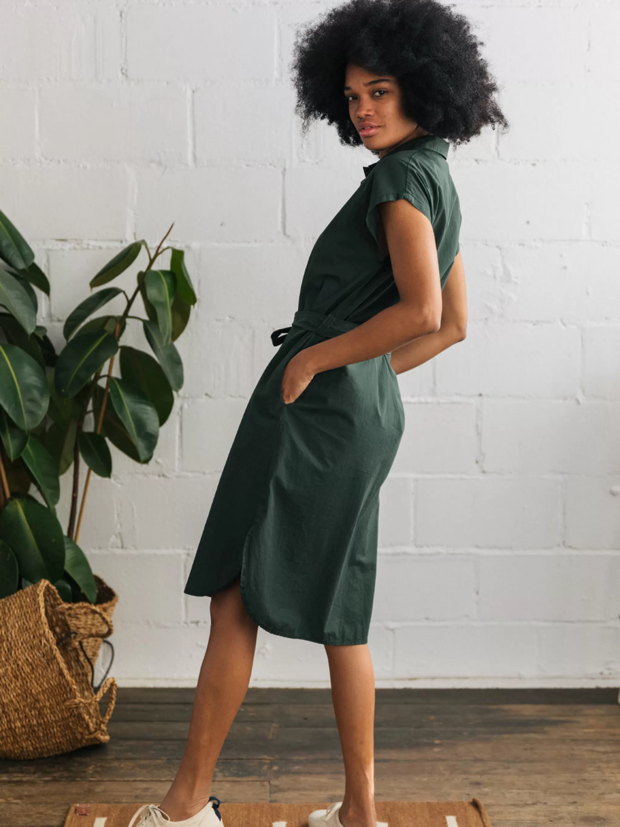 TWOTHIRDS Dresses-Plage Nord Vert Profond