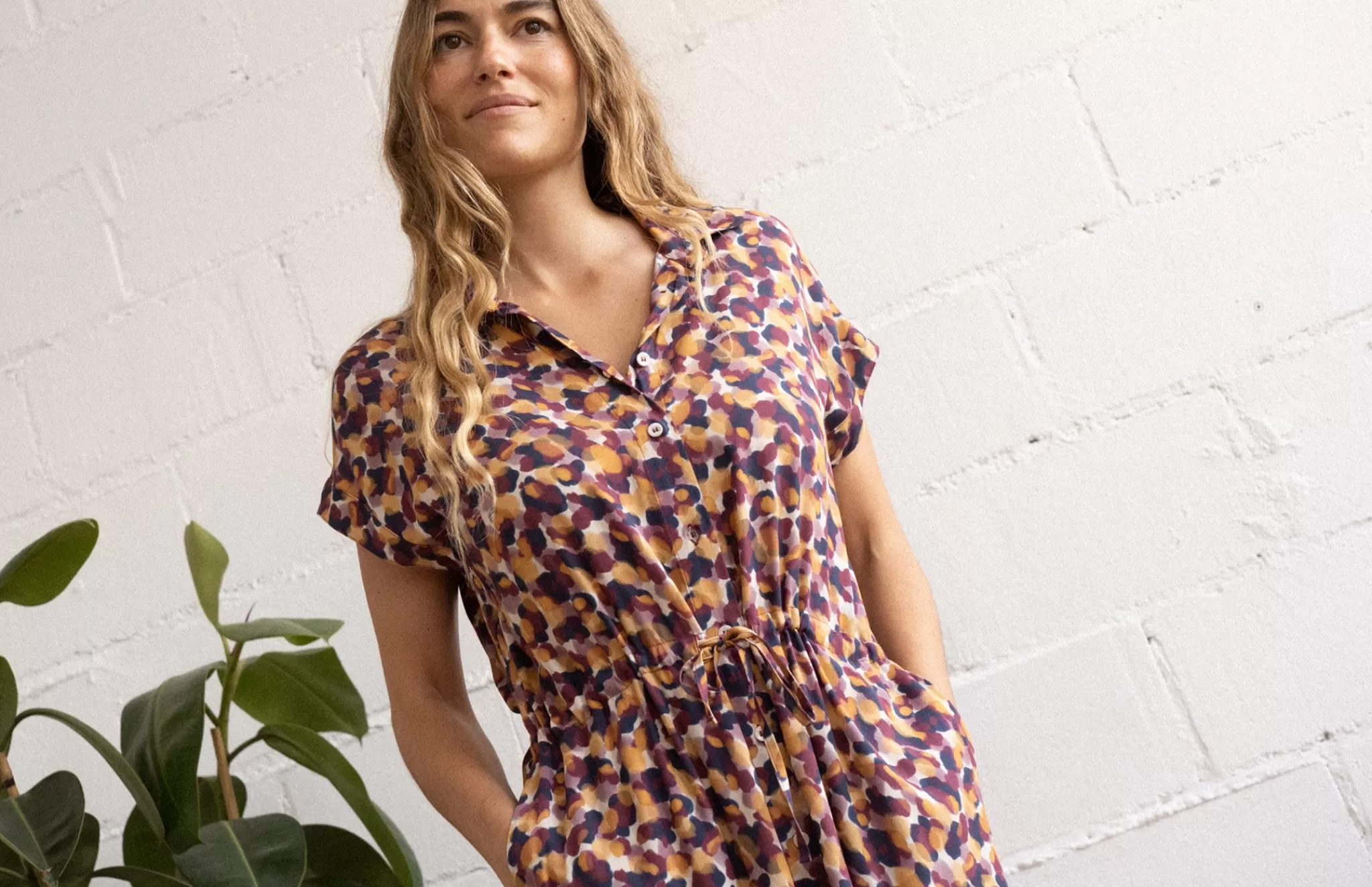 TWOTHIRDS Dresses-Polillo Points Abstraits