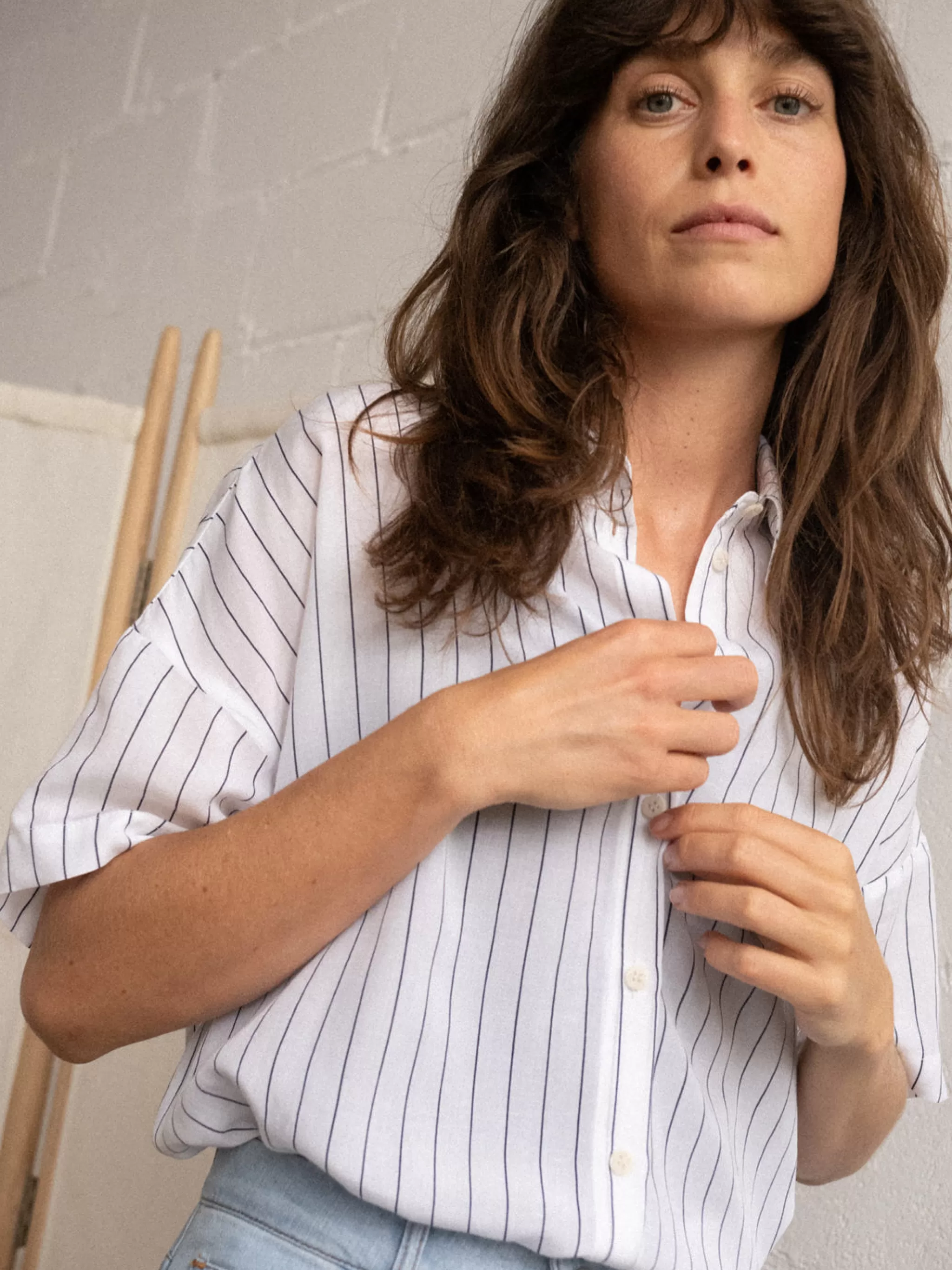 TWOTHIRDS Shirts-Poro Rayures
