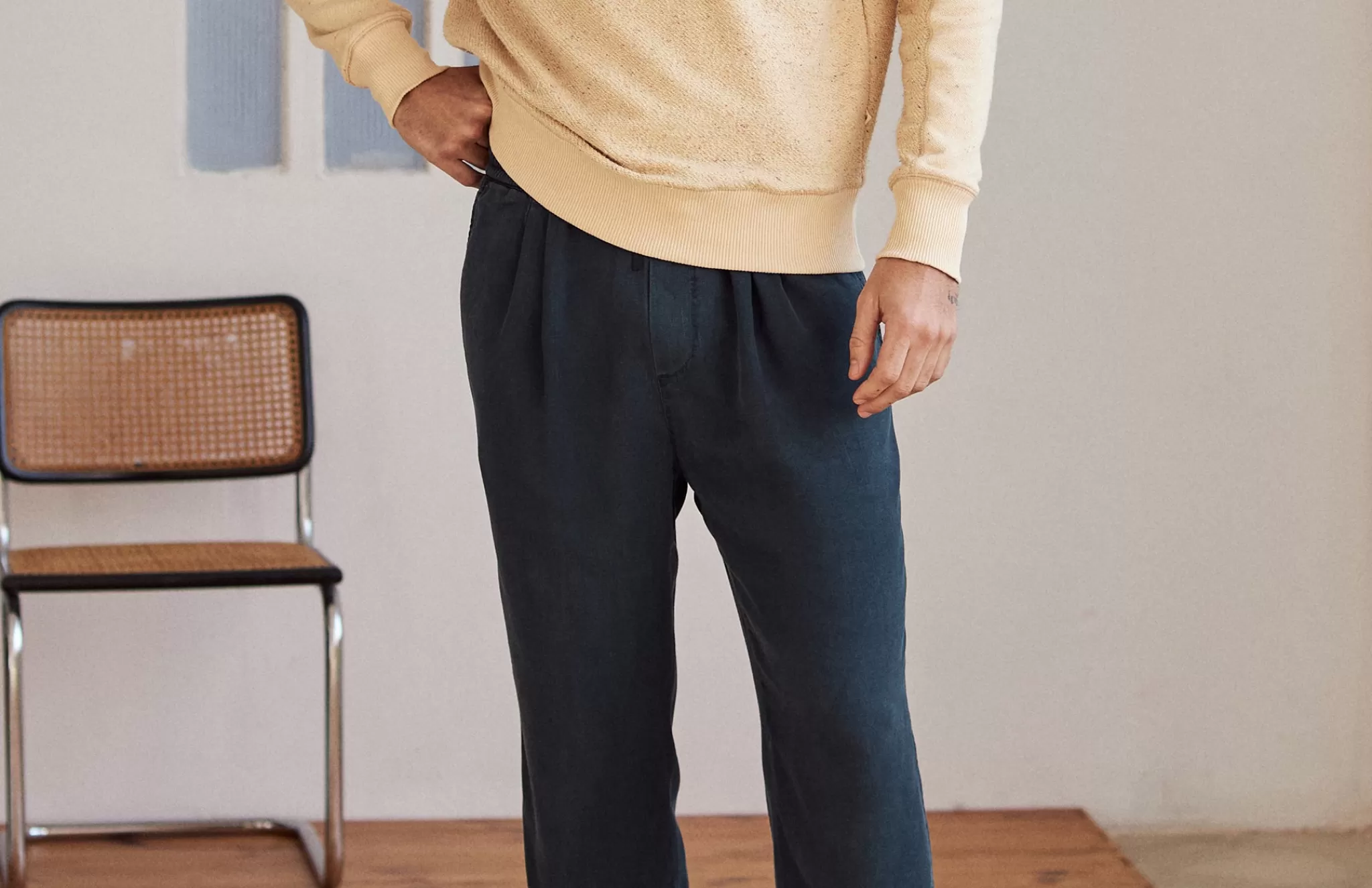 TWOTHIRDS Trousers-Portocelo Ciel De Nuit