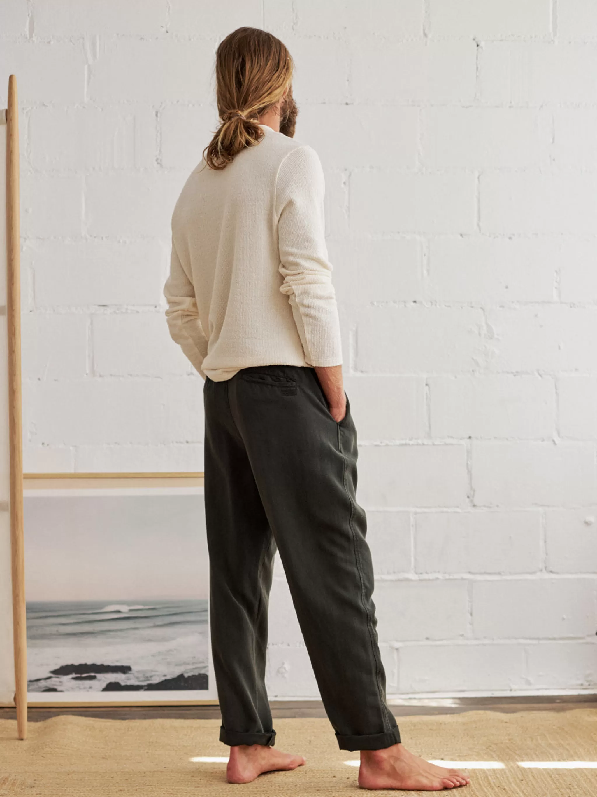 TWOTHIRDS Trousers-Portocelo Vert Fonce