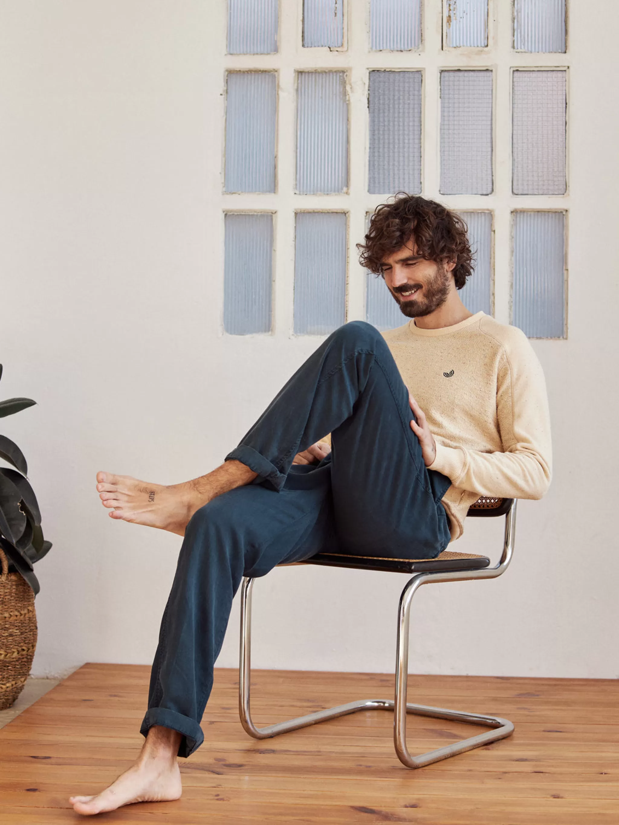 TWOTHIRDS Trousers-Portocelo Ciel De Nuit