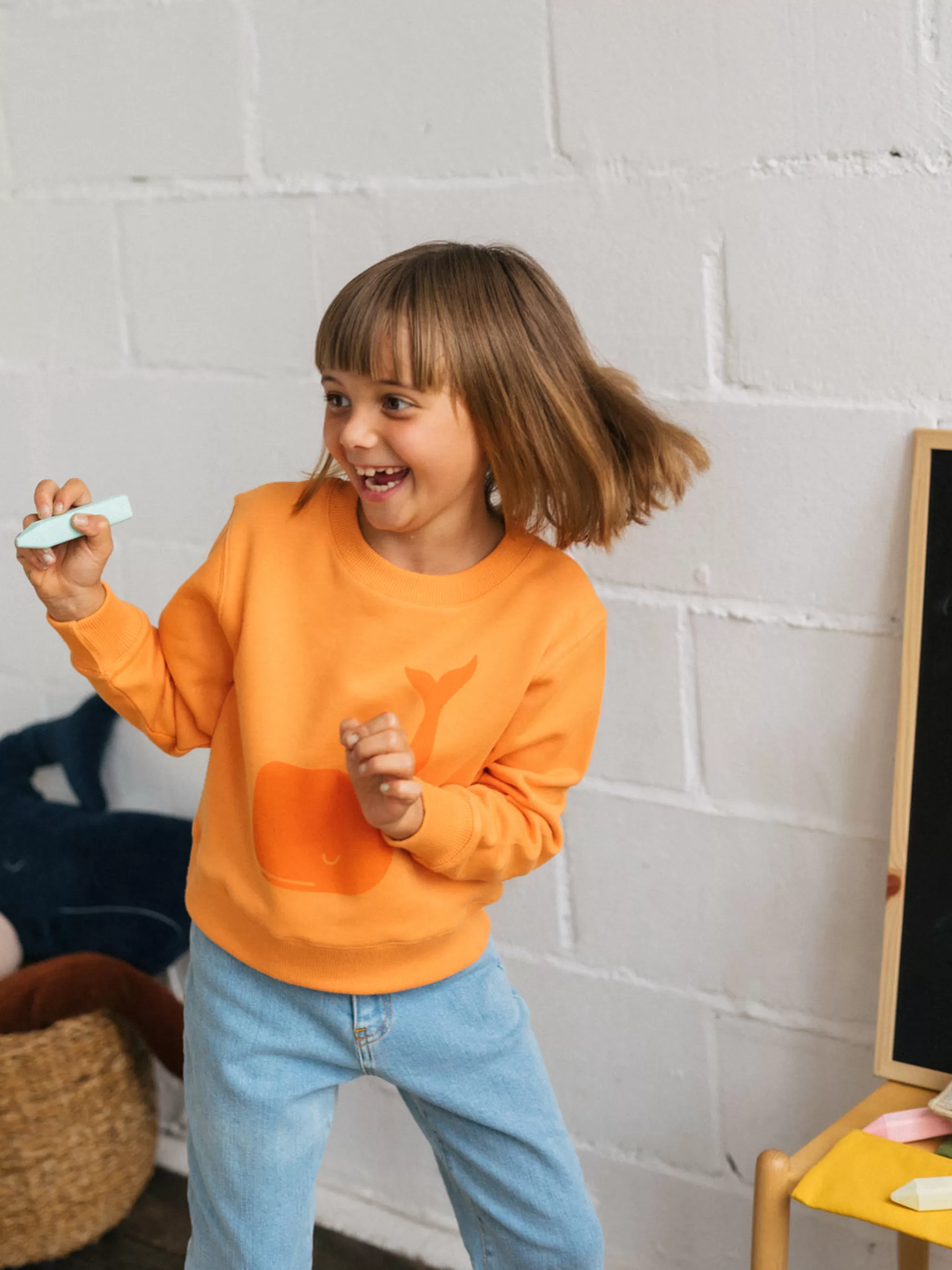 TWOTHIRDS Tops-Pula Orange Tendre