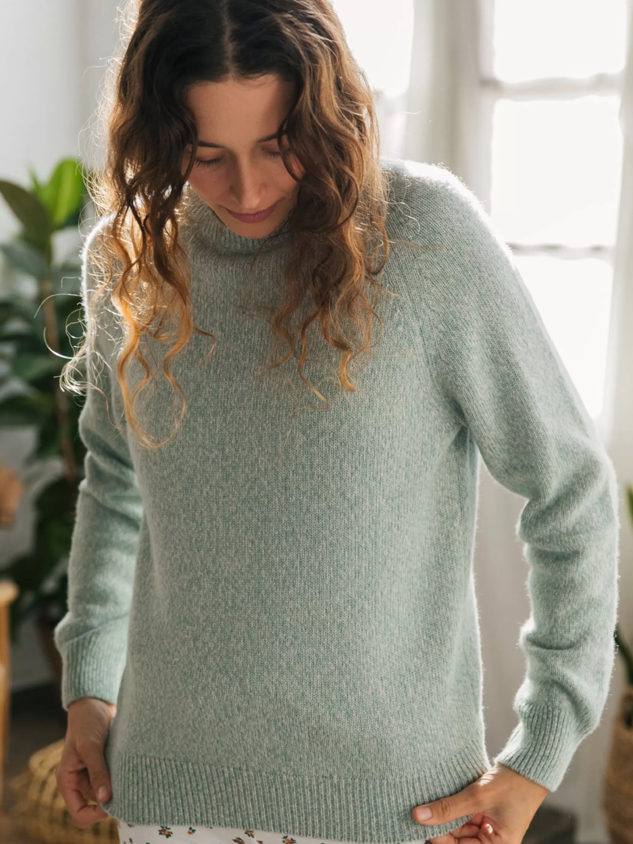 TWOTHIRDS Knits-Punkuk Vert Melange