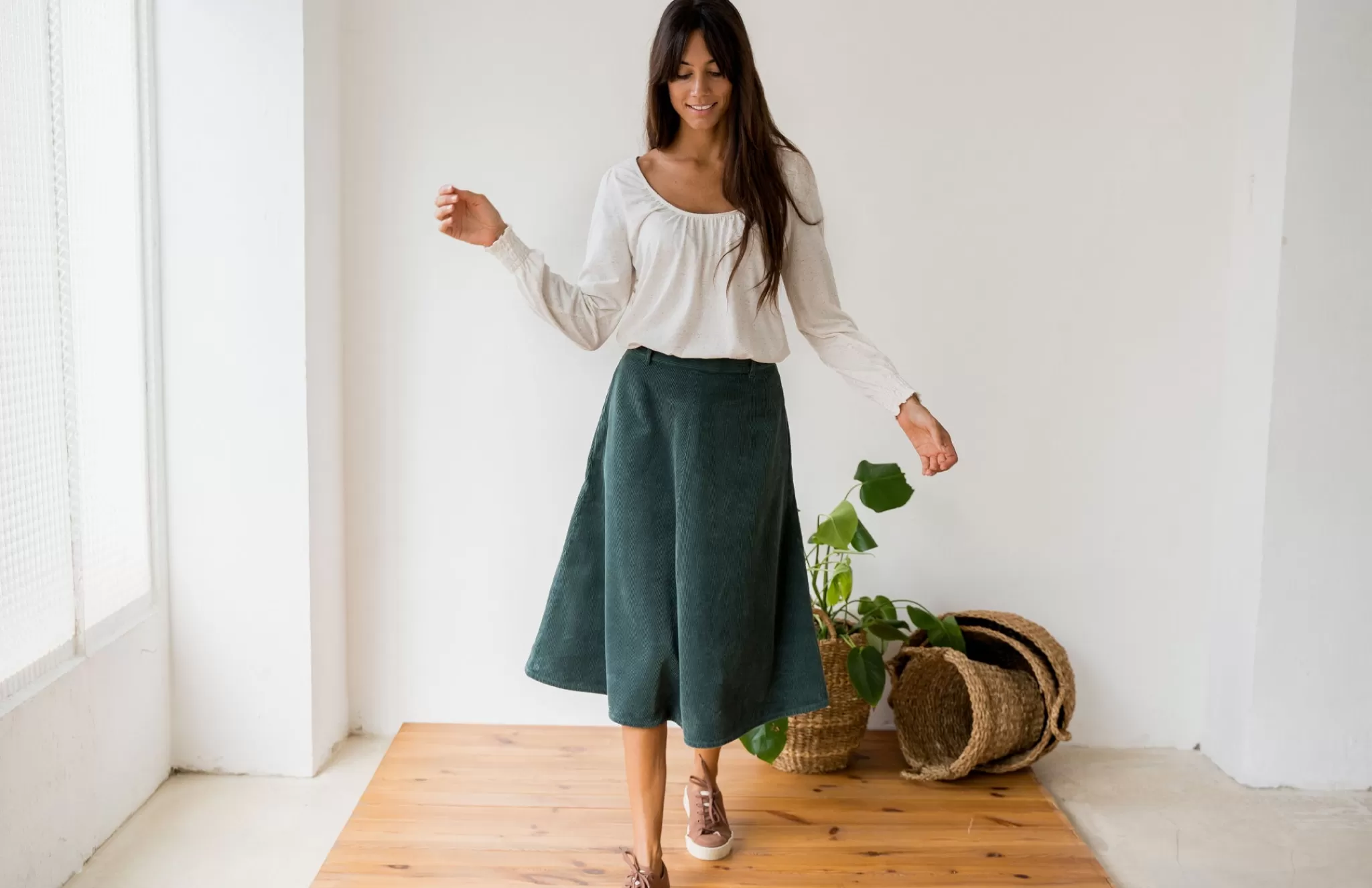 TWOTHIRDS Skirts-Rancho Foret Verte