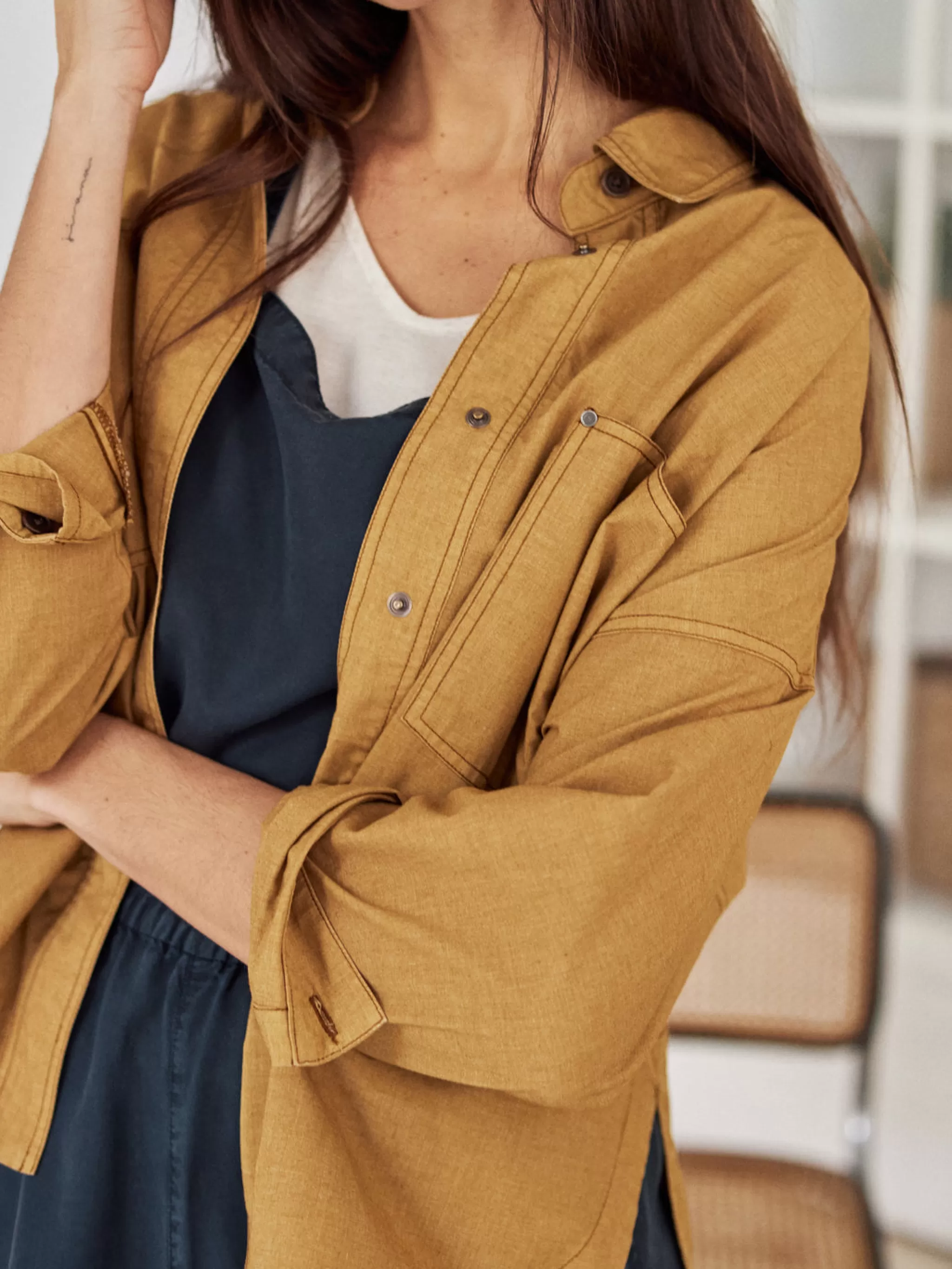 TWOTHIRDS Jackets-Rogue Brun Dore