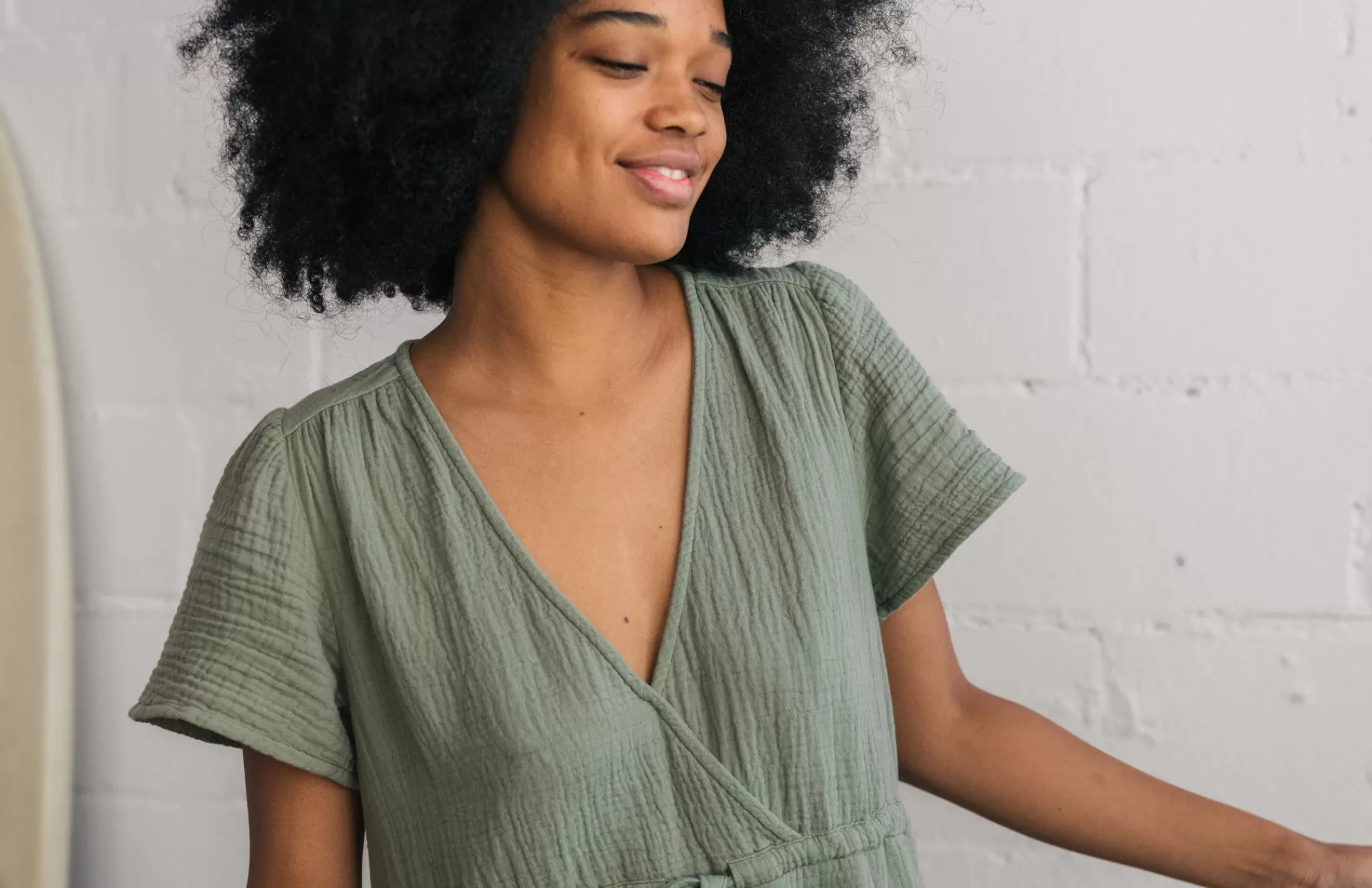 TWOTHIRDS Dresses-Sabinal Vert Sauge