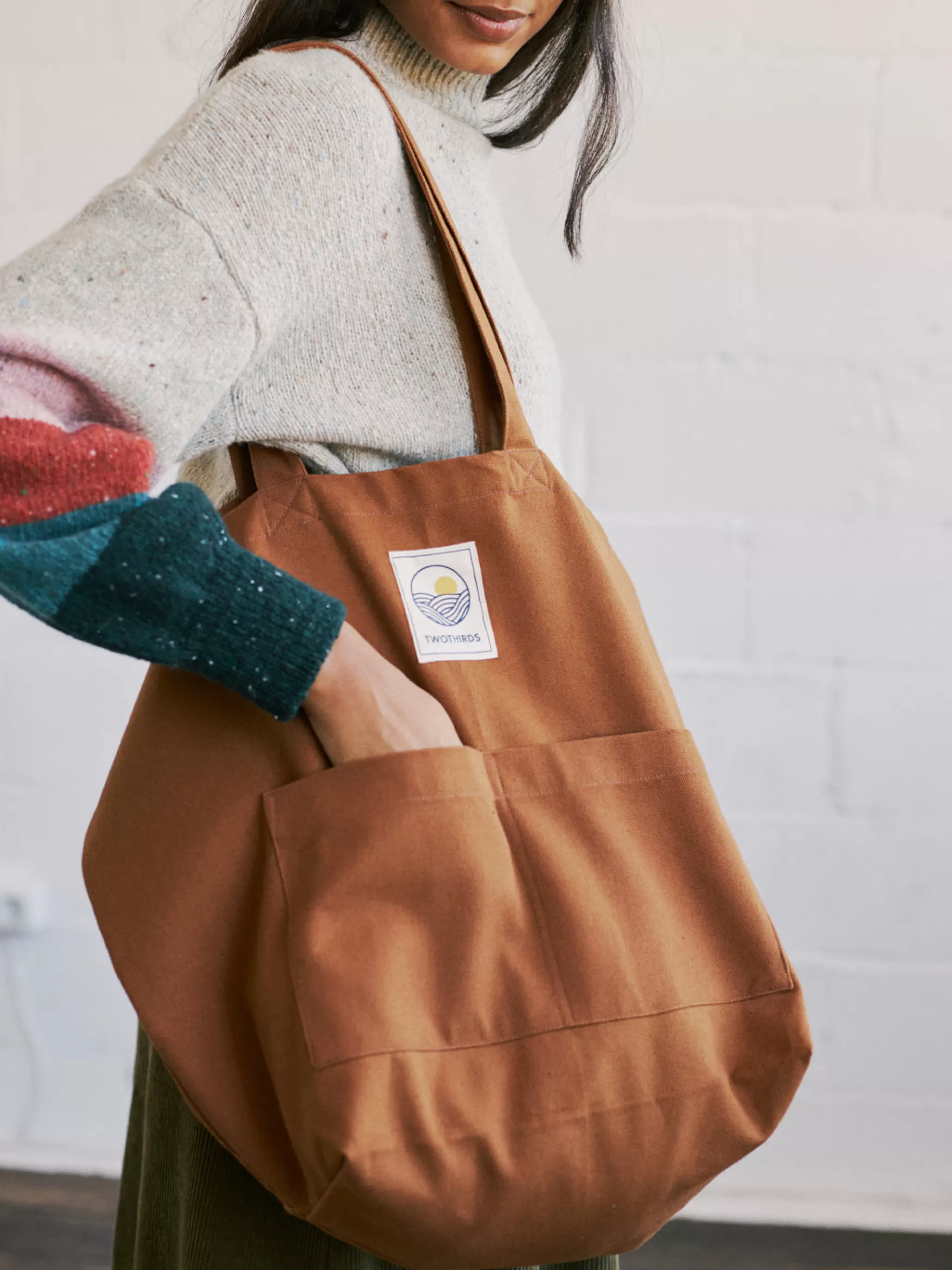 TWOTHIRDS Sacs-Sac Fourre-Tout Basique Caramel