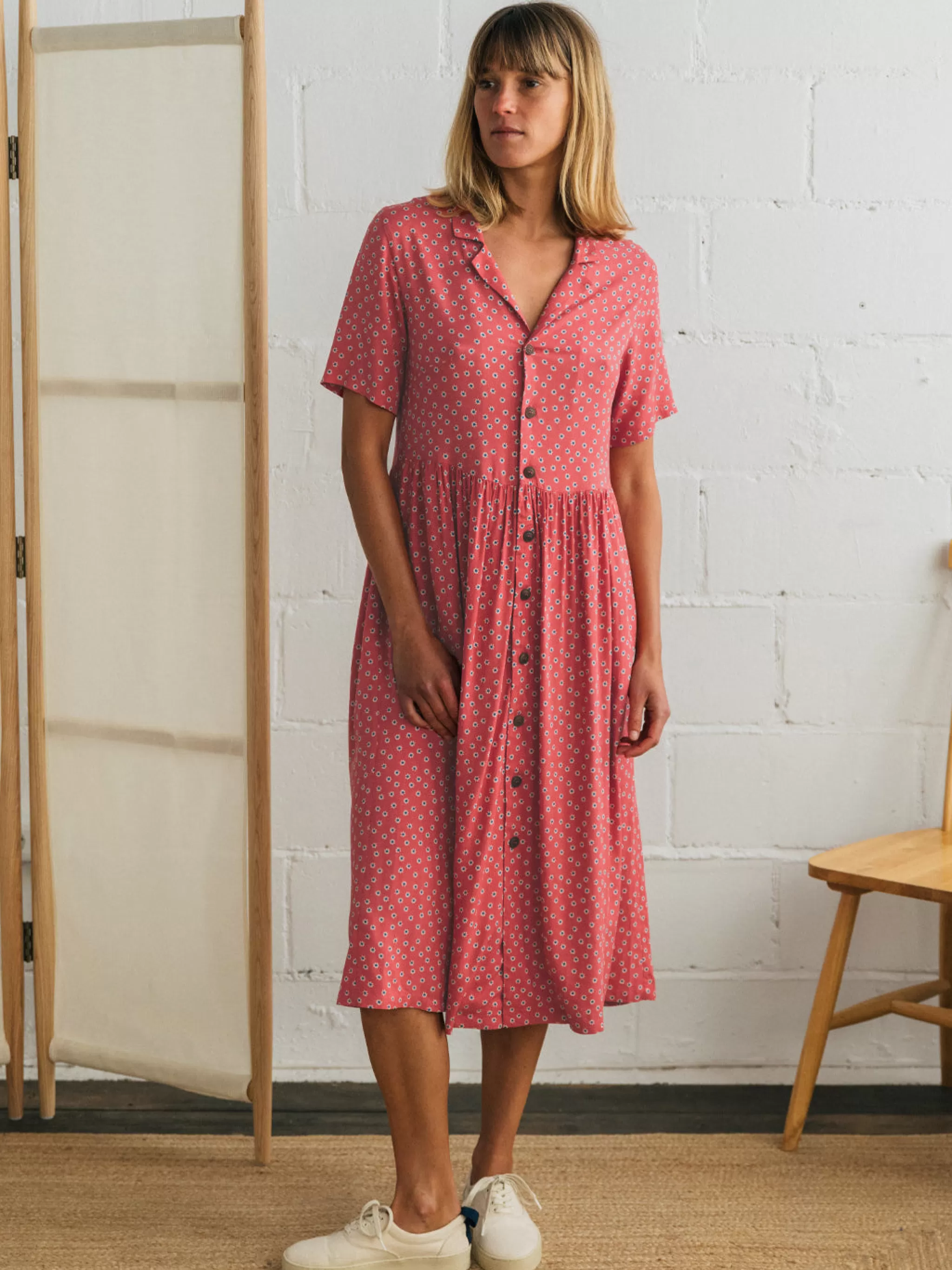 TWOTHIRDS Dresses-Sainte-Helene Marguerites Rouges