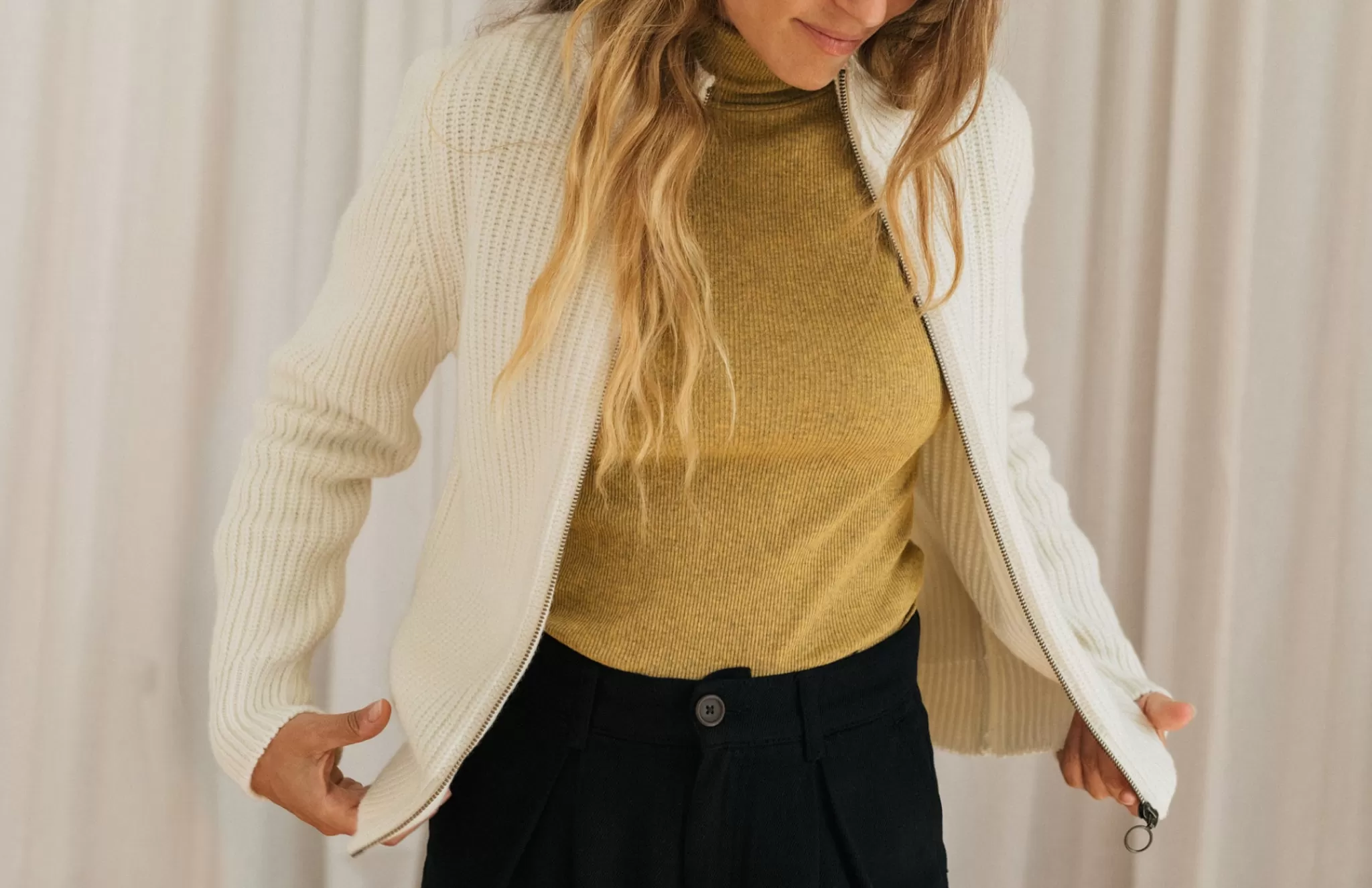 TWOTHIRDS Knits-Saint-Pantaleon Ecru