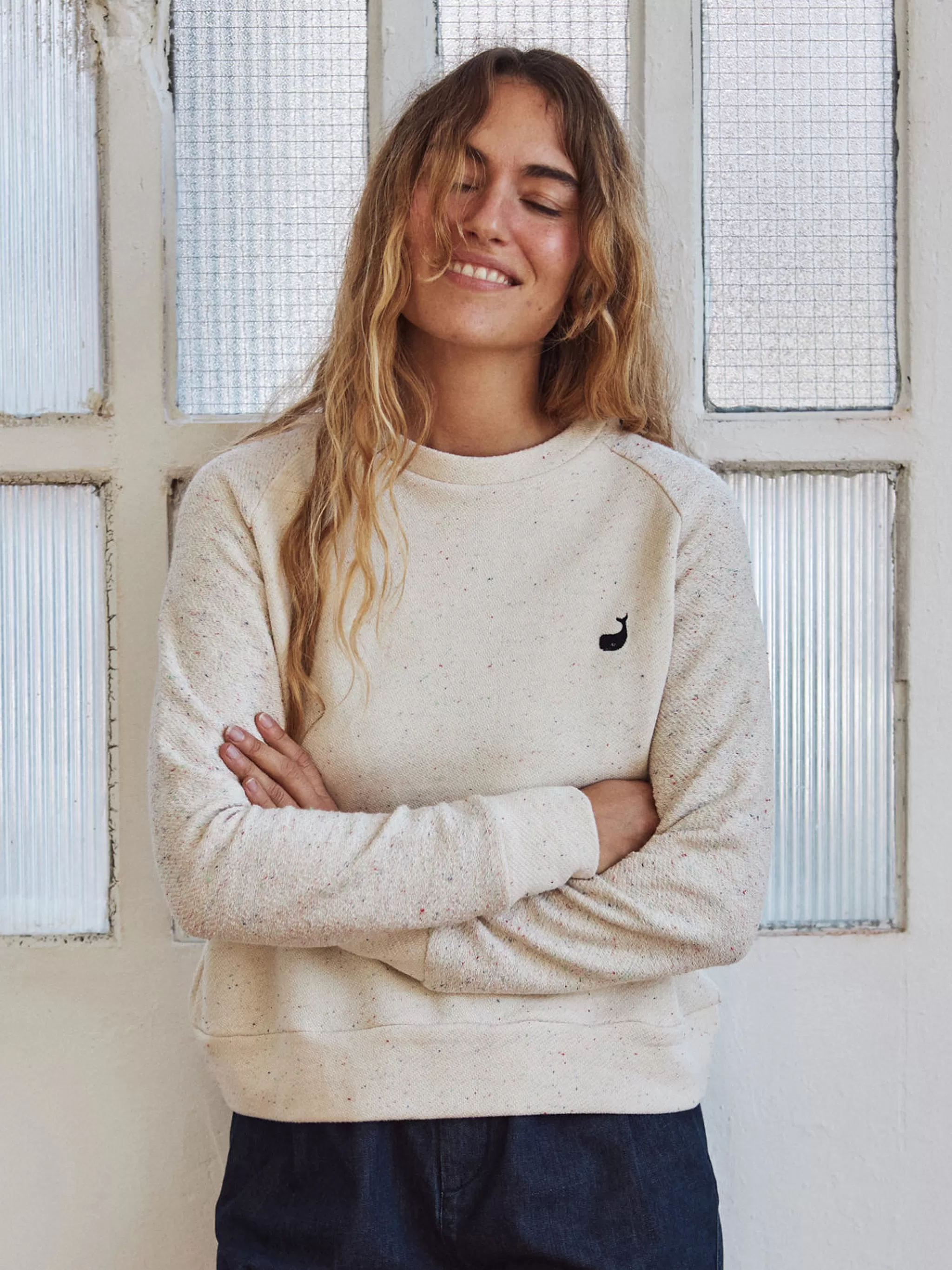TWOTHIRDS Sweatshirts-Santa Fe Ecru