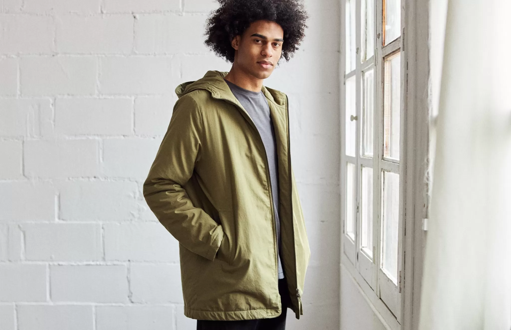 TWOTHIRDS Jackets-Serpent Olive Foncee