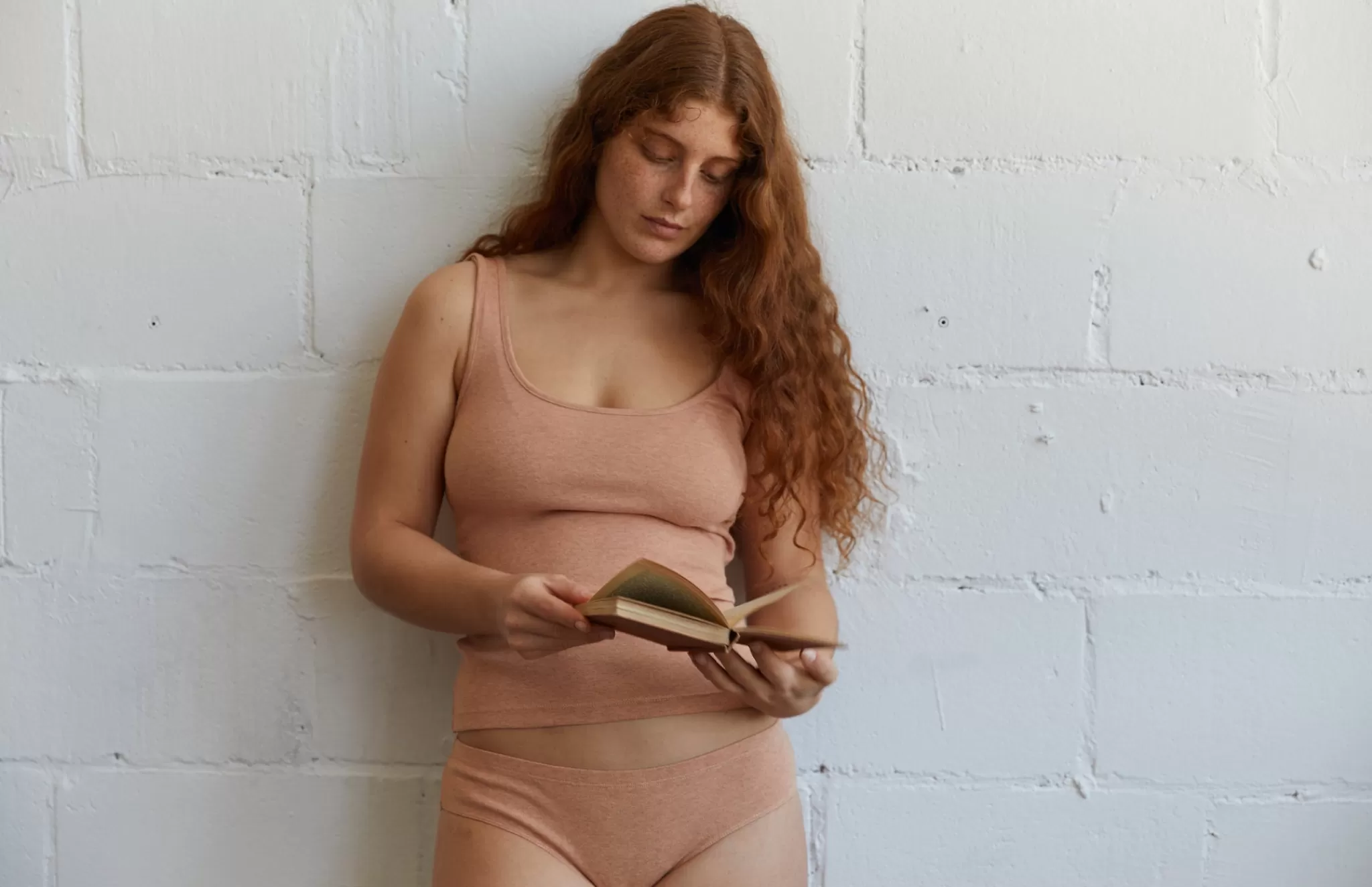 TWOTHIRDS Underwear-Slip Cotele Recycle Peche