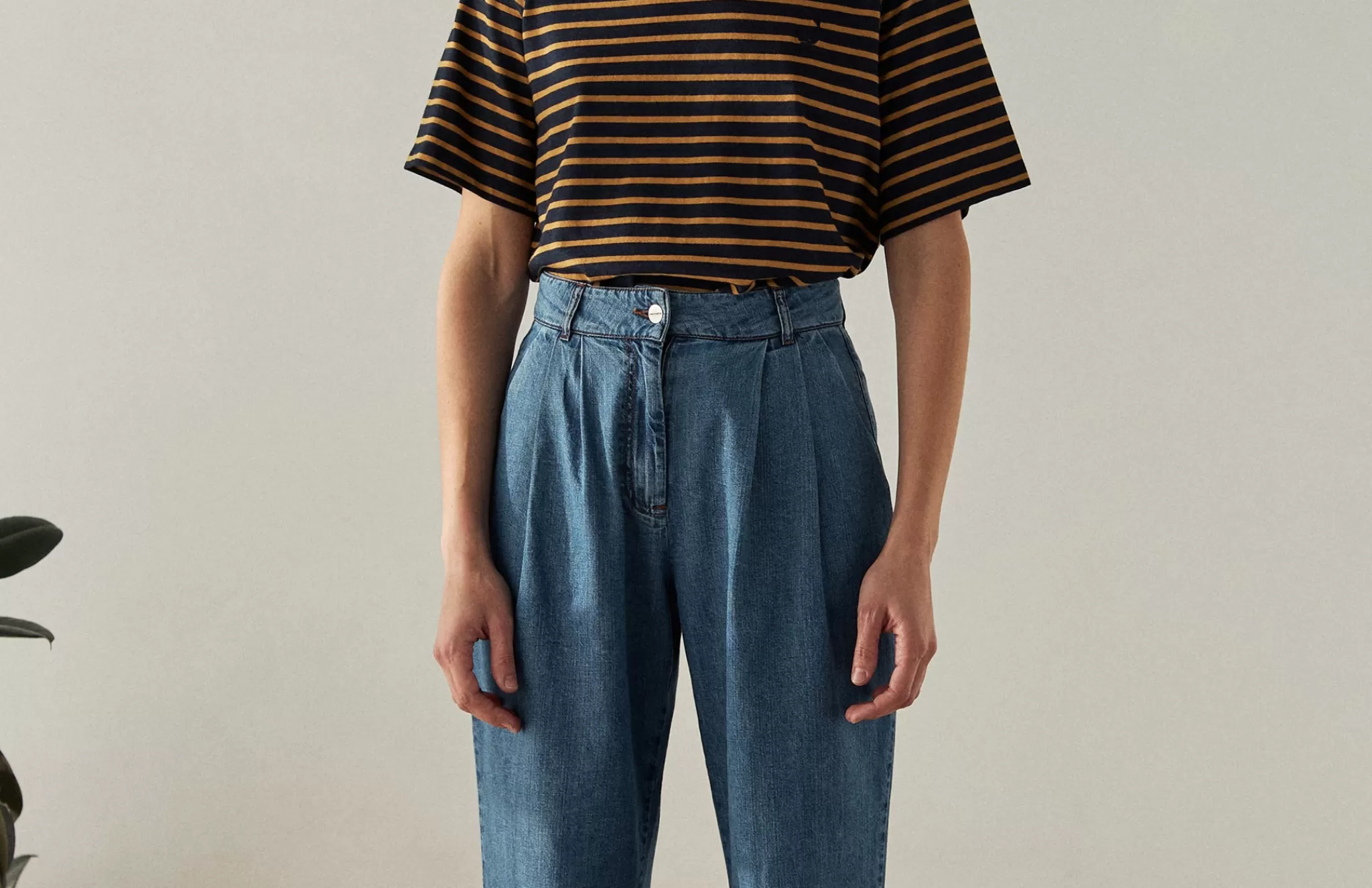 TWOTHIRDS Trousers-Sonsorol Bleu Moyen