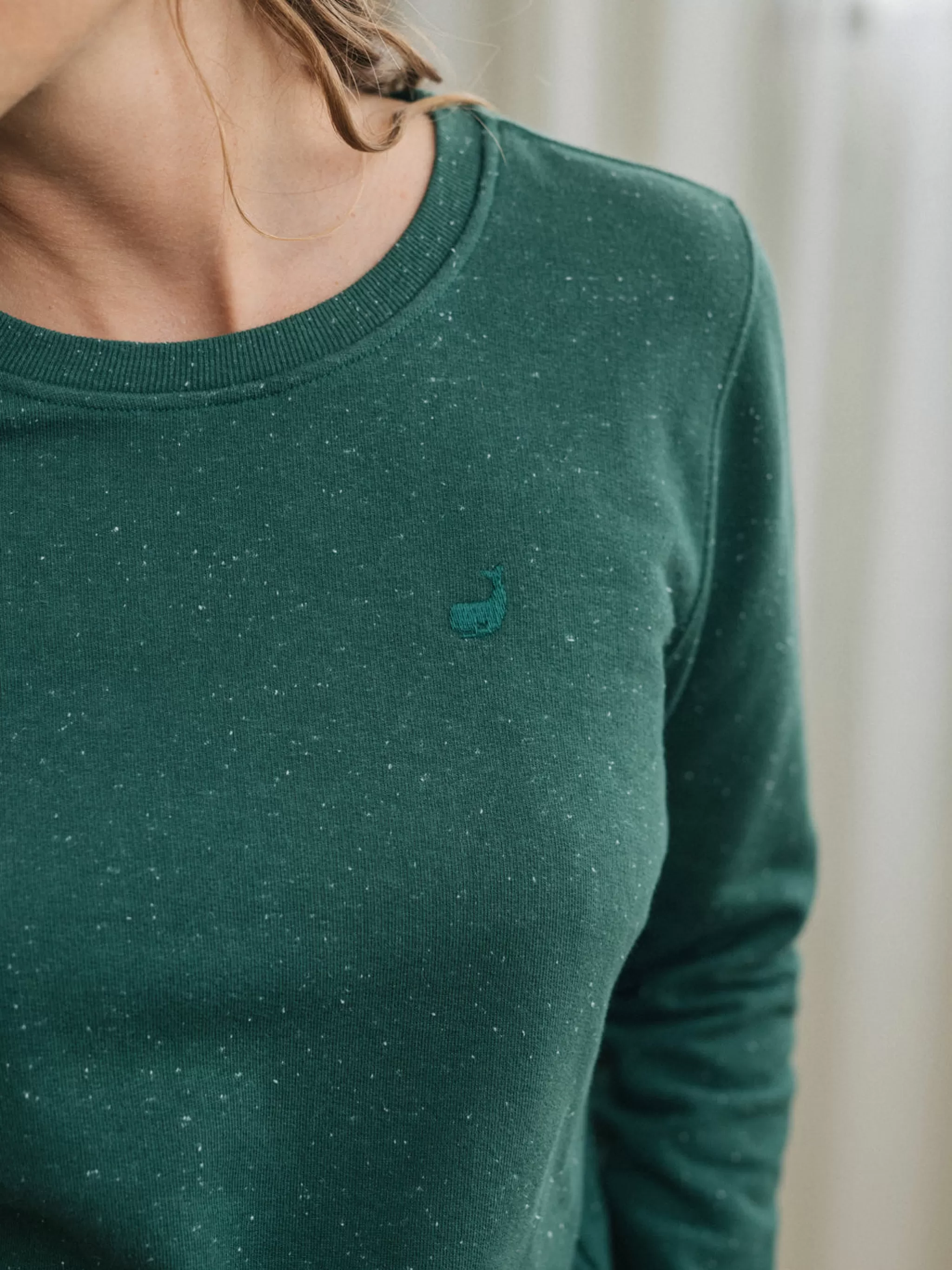 TWOTHIRDS Sweatshirts-Sweat Sepanggar Vert Fonce