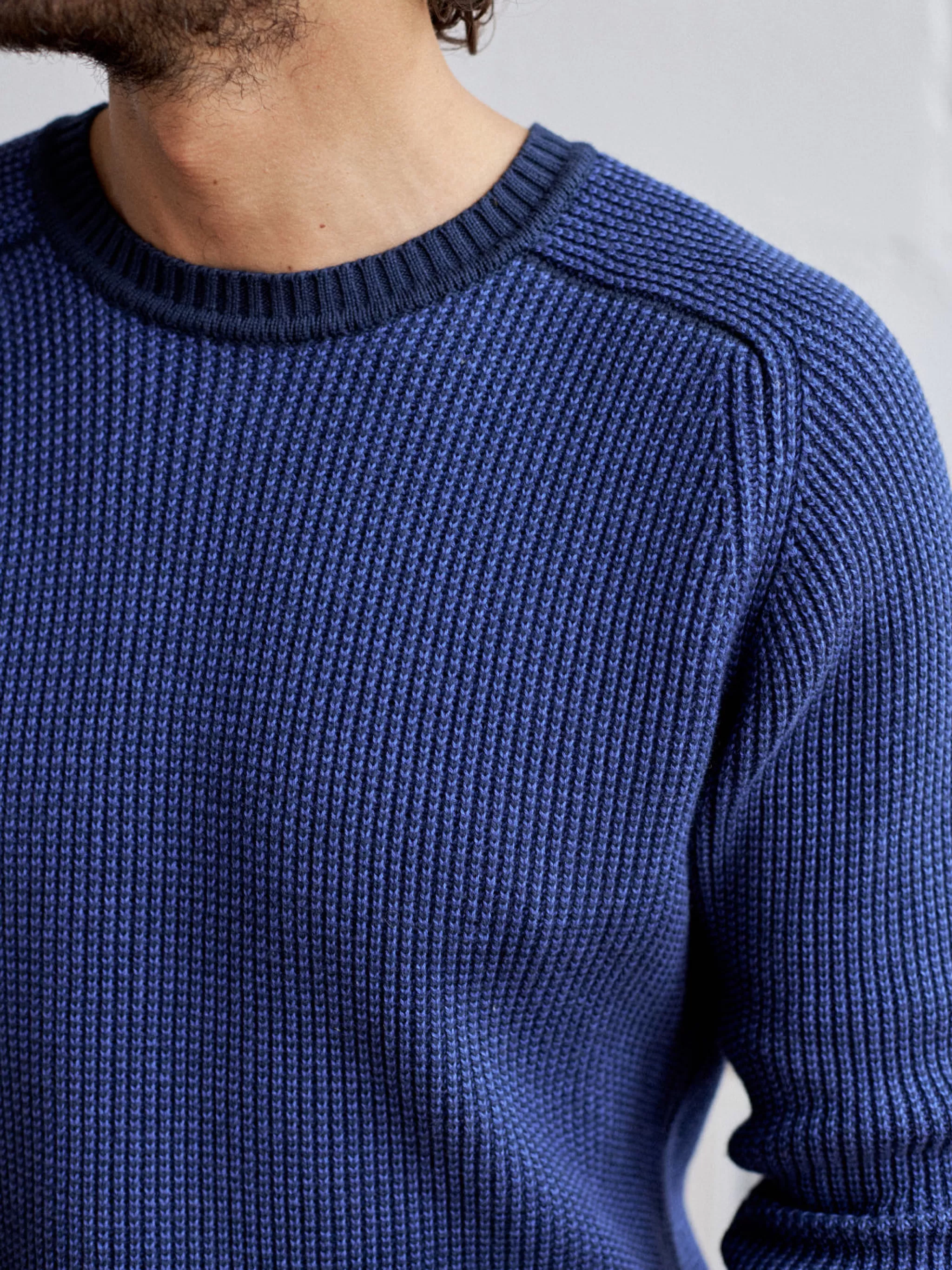 TWOTHIRDS Knits-Taboga Bicolore Marine